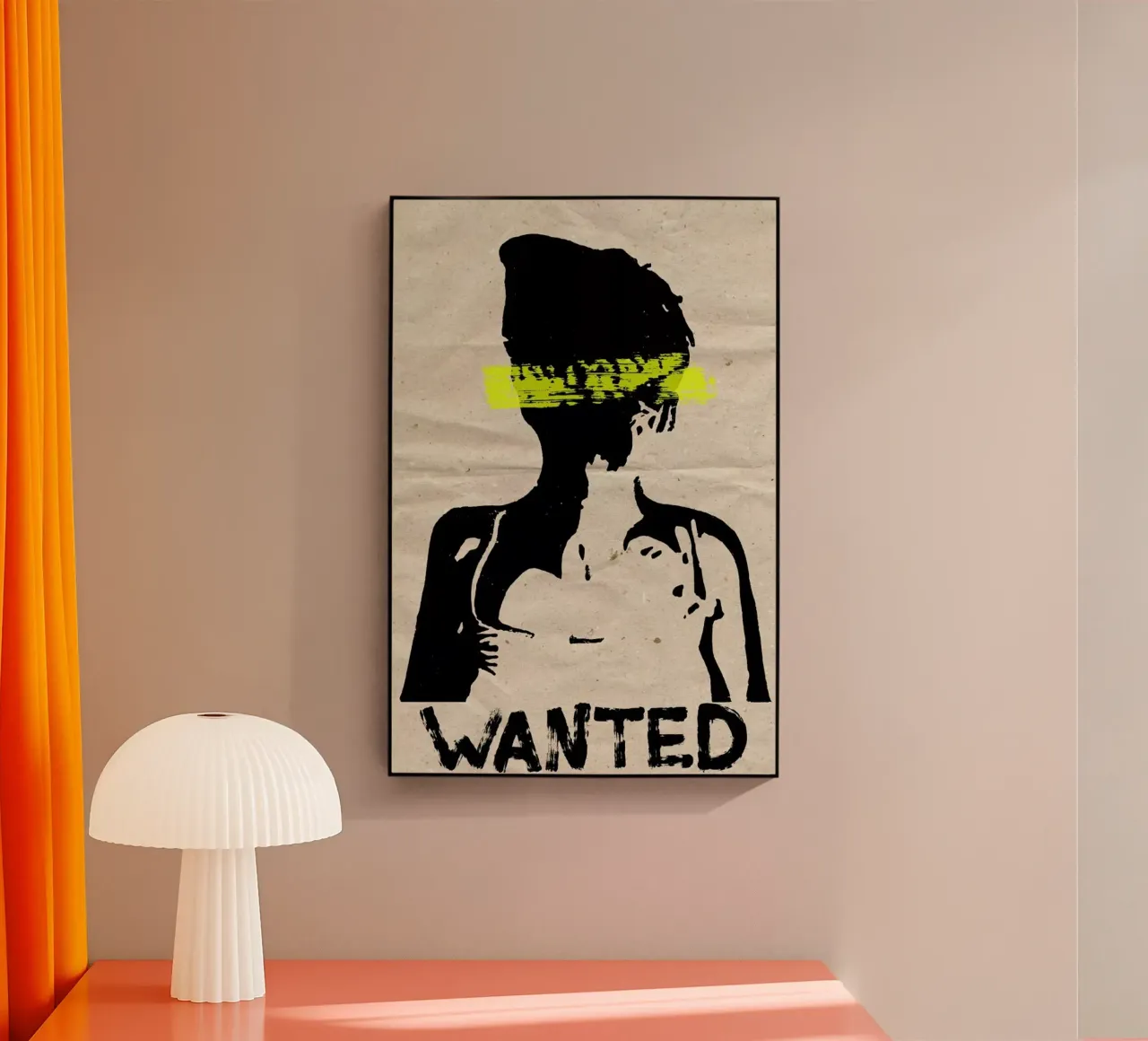 Wanted plexiglass da Mia Nissen