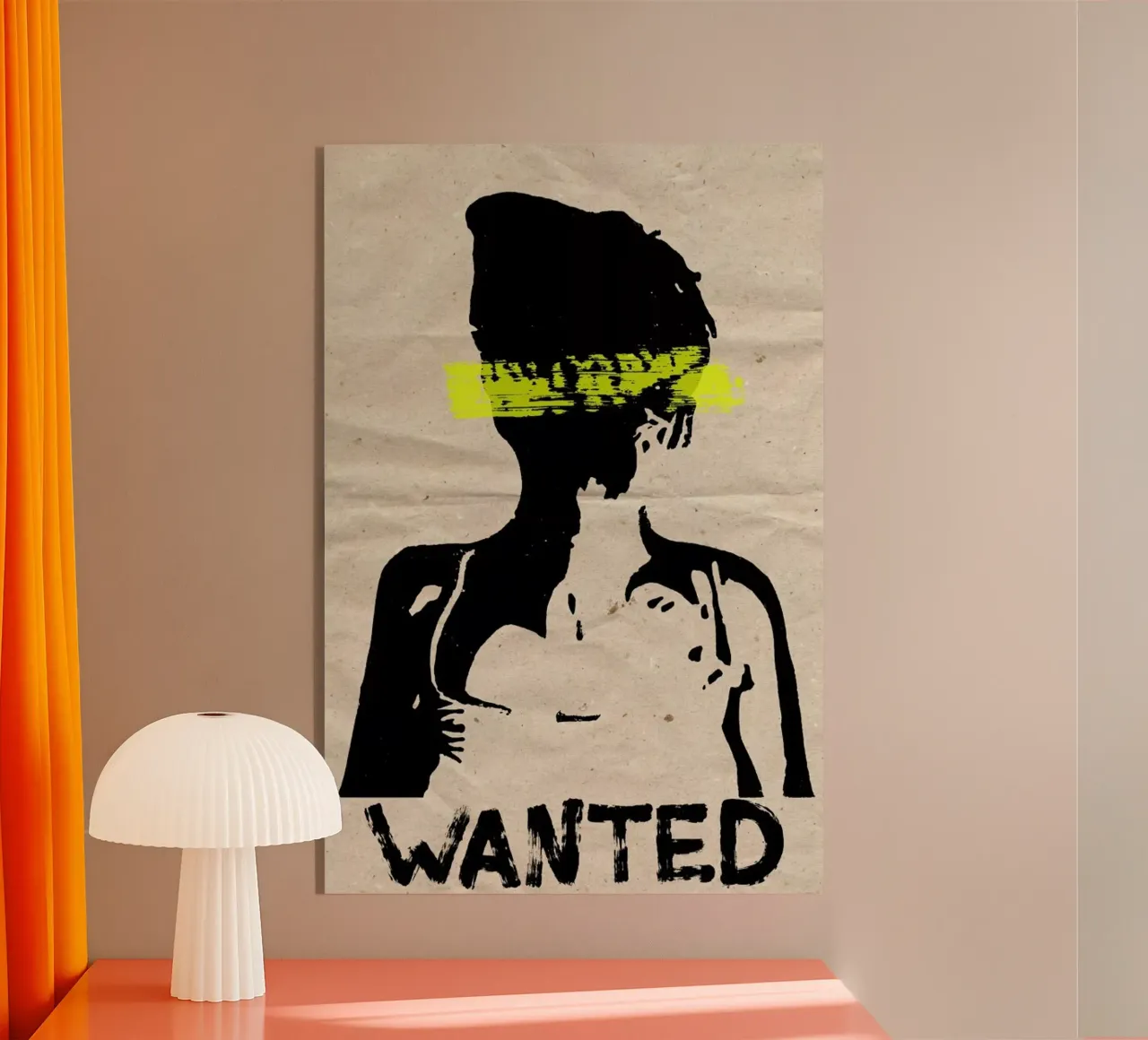 Wanted plexiglass da Mia Nissen