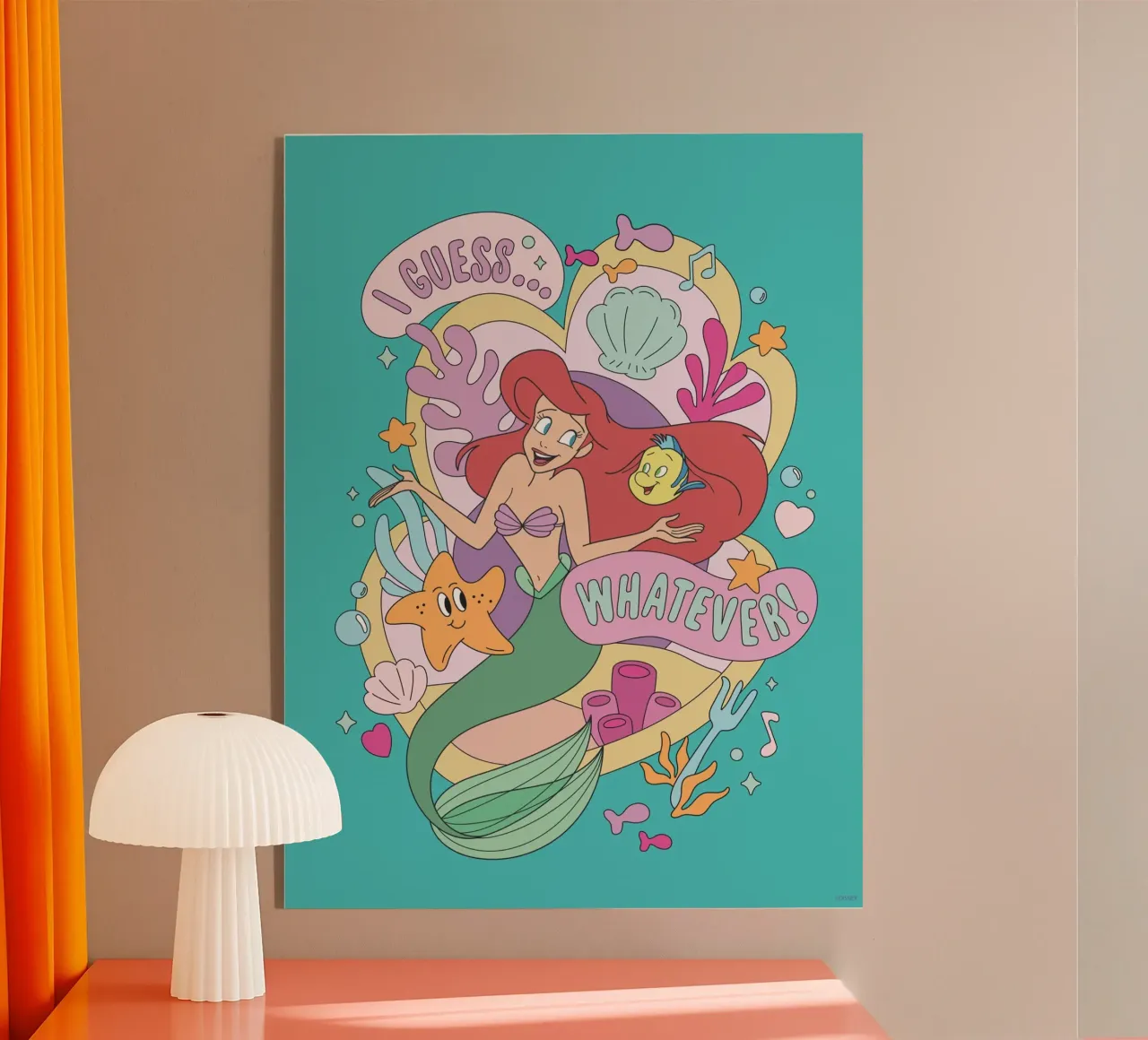 Prinzessin Ariel plexiglass da Disney Princess