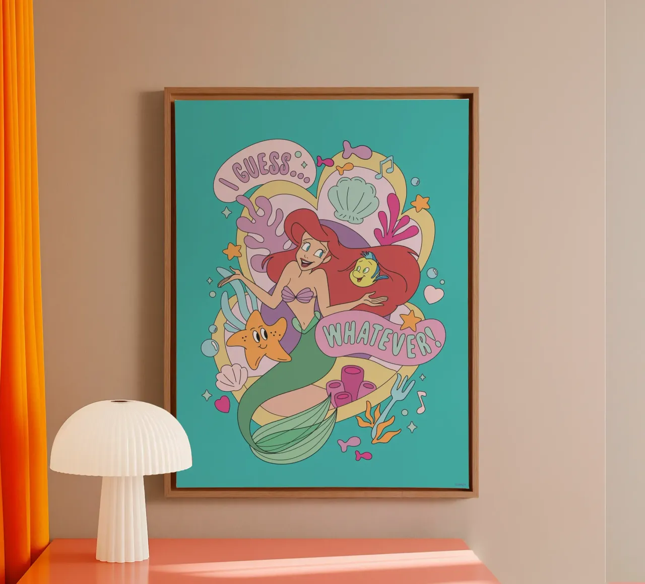 Prinzessin Ariel canvas van Disney Princess