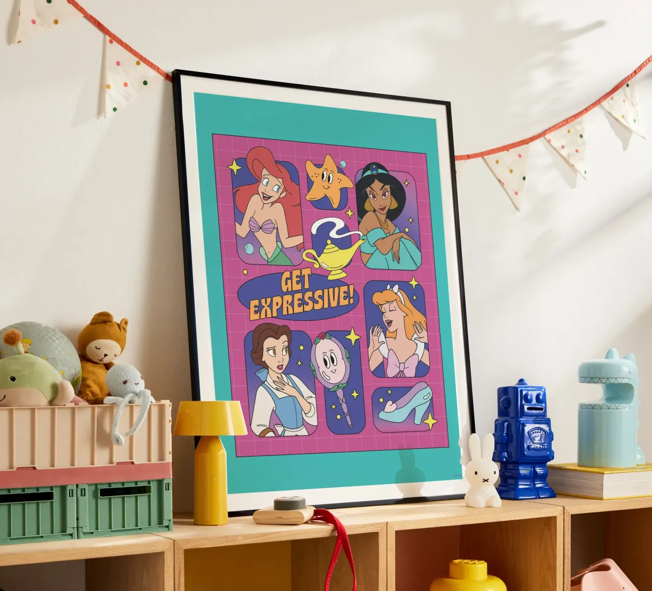 Disney Prinzessinnen poster con telaio in plastica da Disney Princess