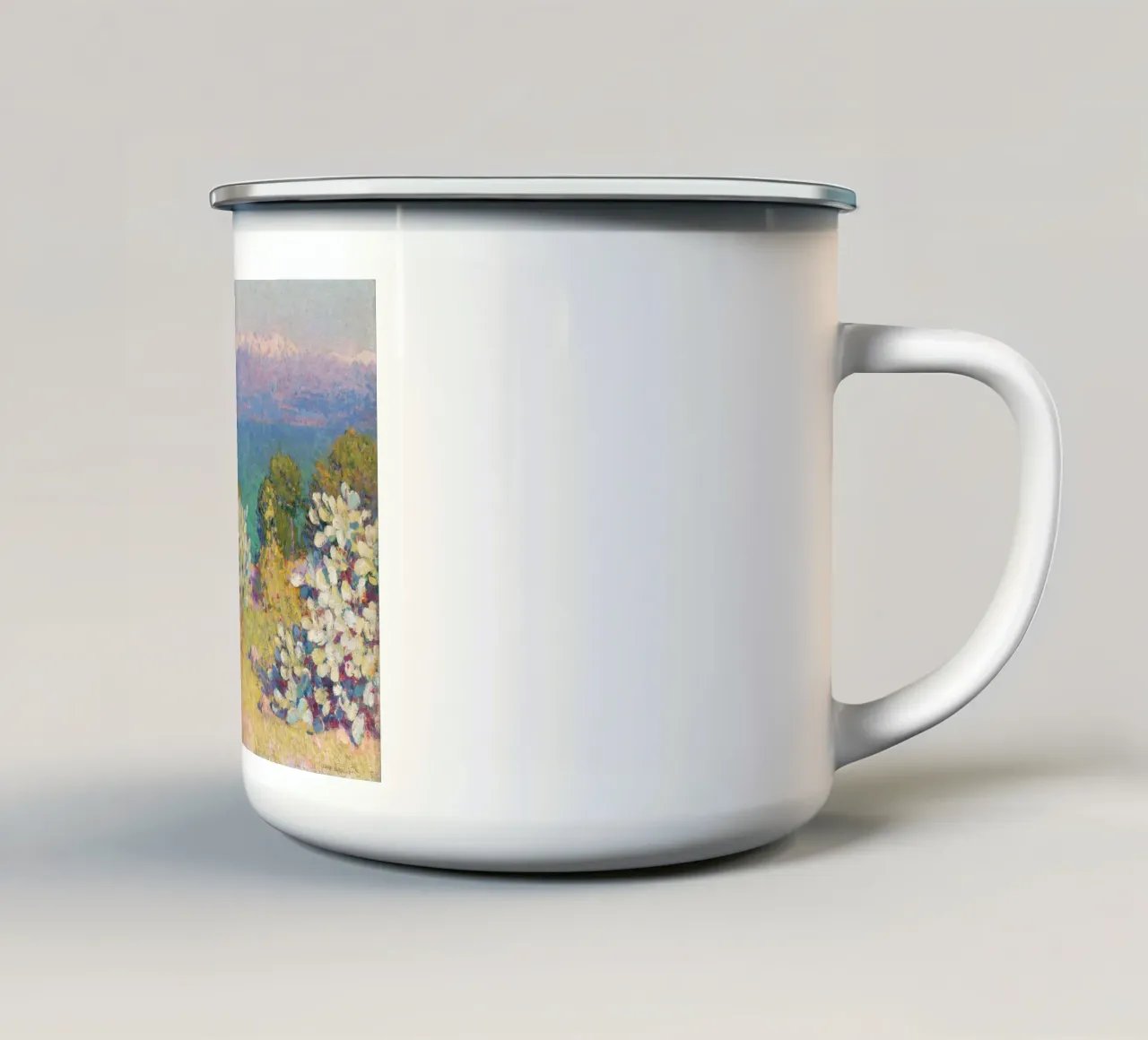 John Russell - In mattinata, Alpi Marittime da Antibes tazza in smalto da William Store