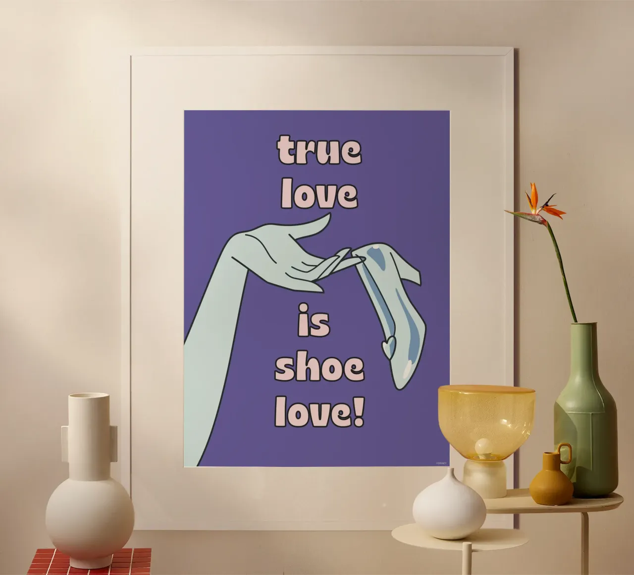 Aschenputtel - wahre Liebe Poster mit Kunststoffrahmen von Disney Princess