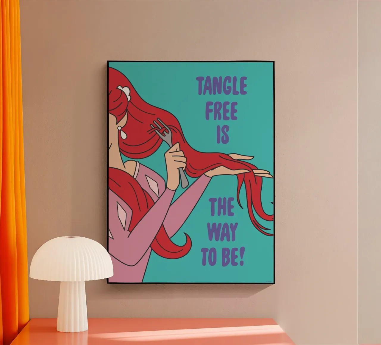 Arielle - Dingelhopper plexiglass da Disney Princess