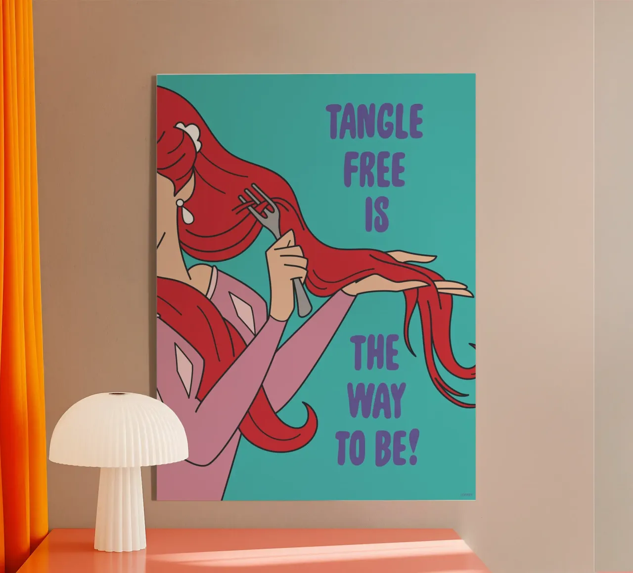 Arielle - Dingelhopper plexiglass da Disney Princess