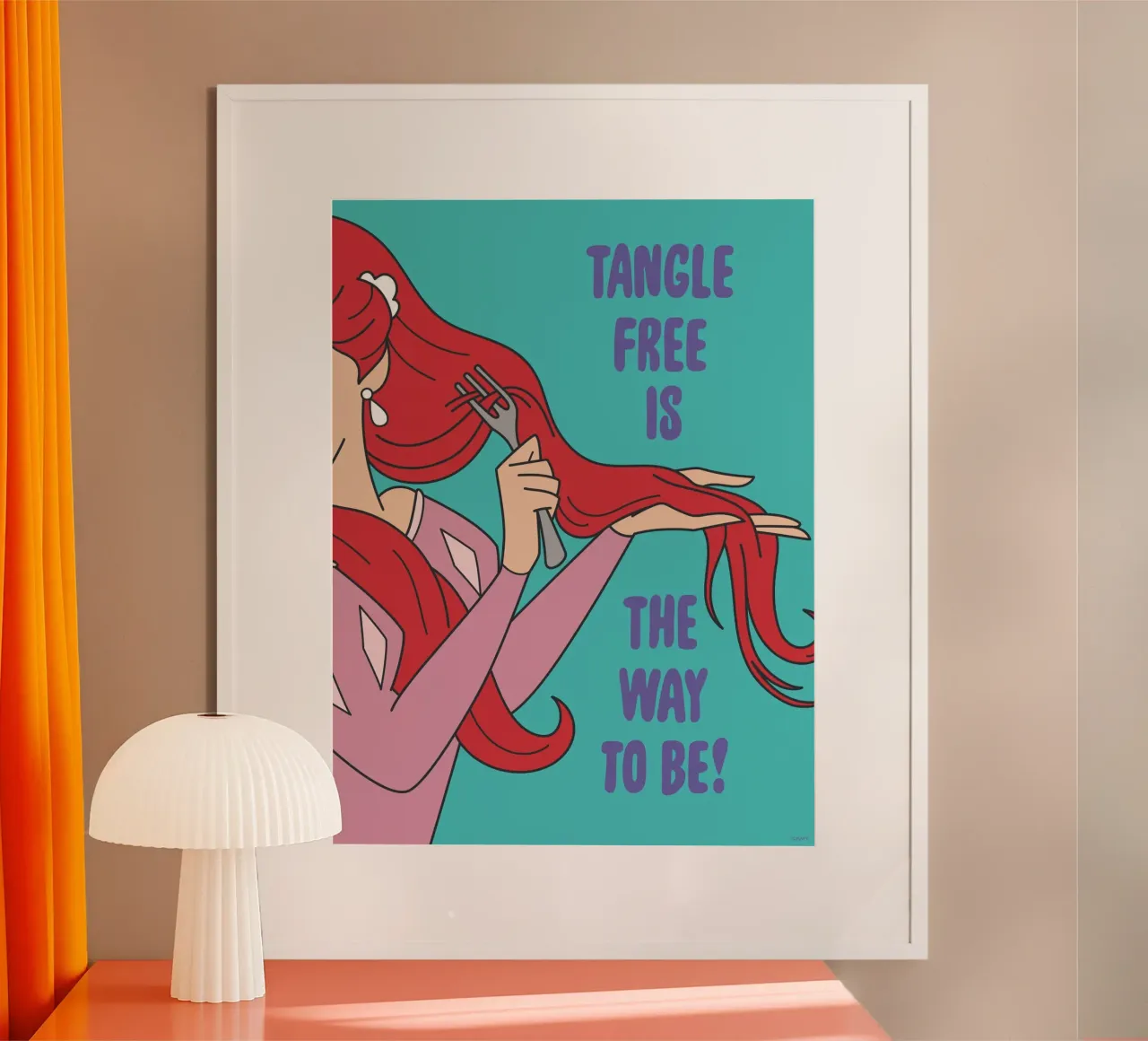 Arielle - Dingelhopper poster da Disney Princess