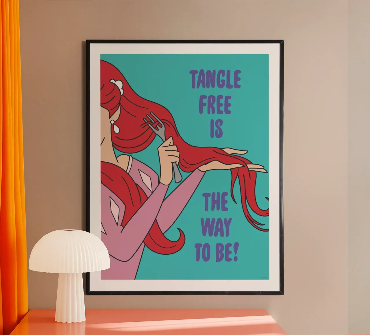 Arielle - Dingelhopper poster da Disney Princess