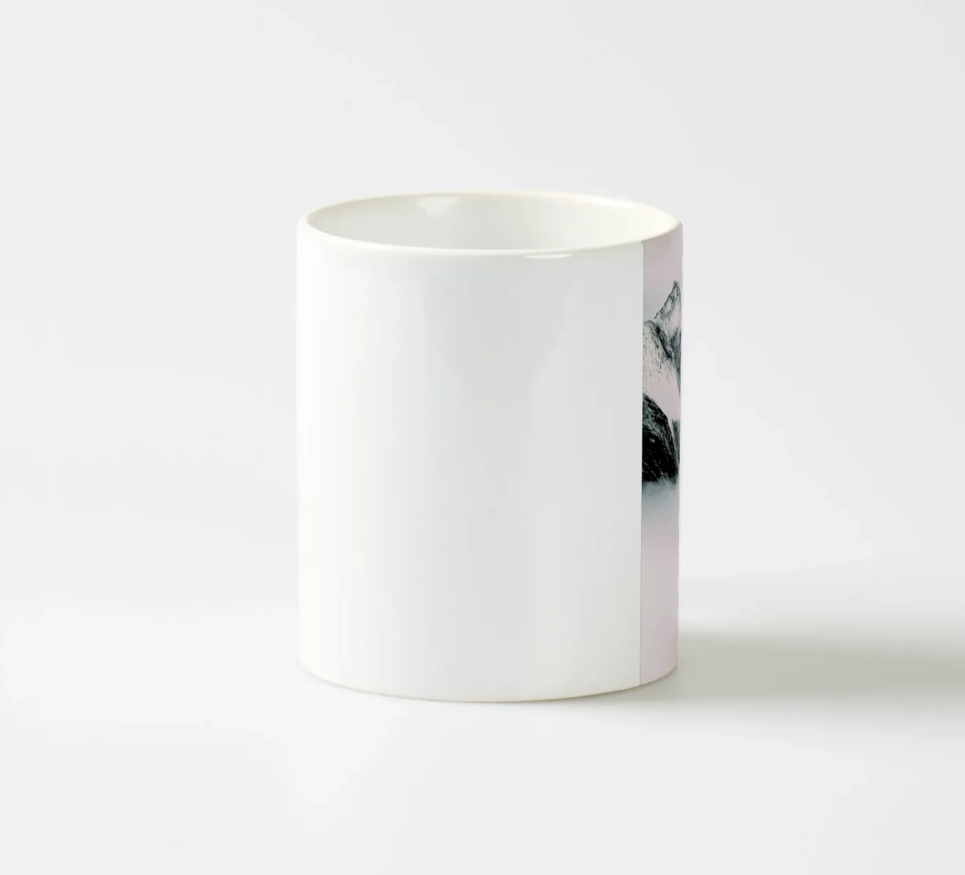 Pink ceramic mug by Chris Abatzis