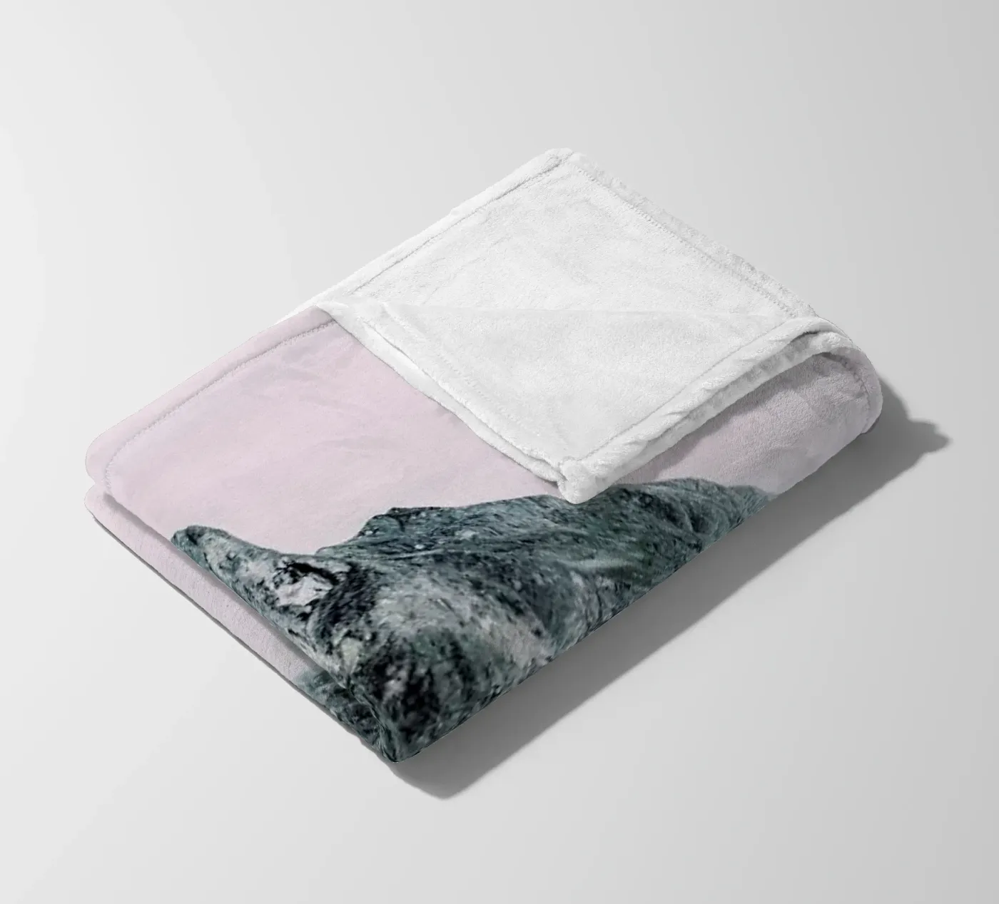 Pink fleece blanket by Chris Abatzis