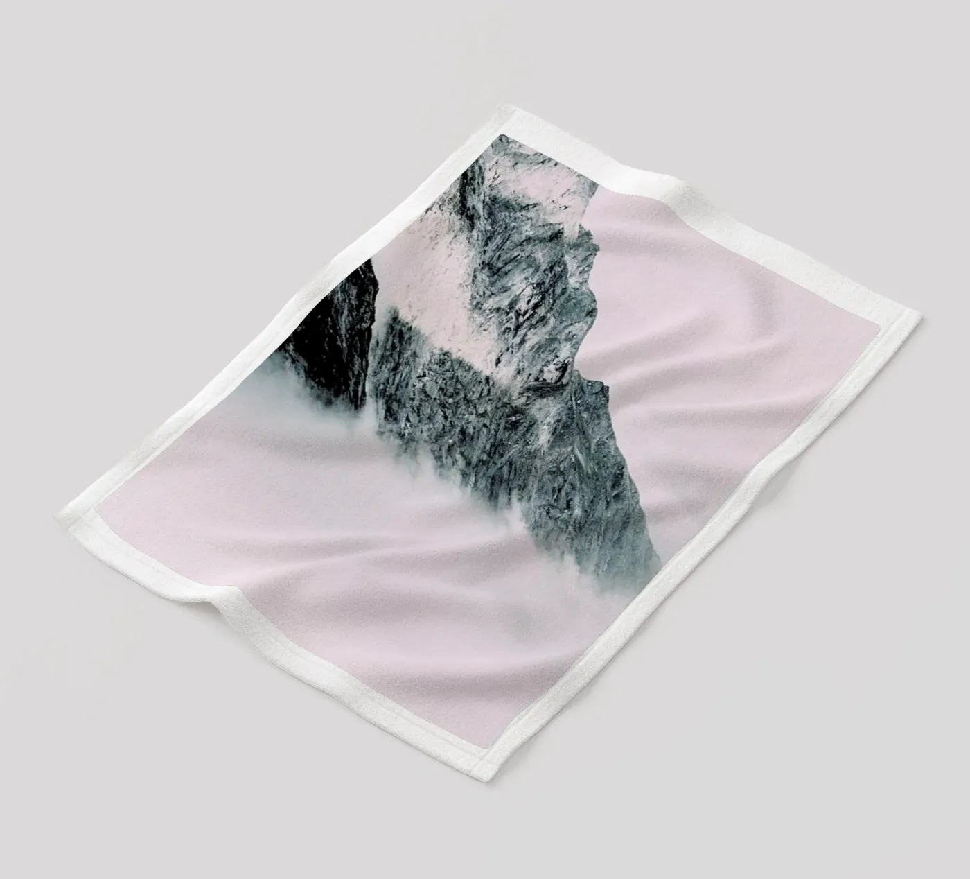 Pink fleece blanket by Chris Abatzis