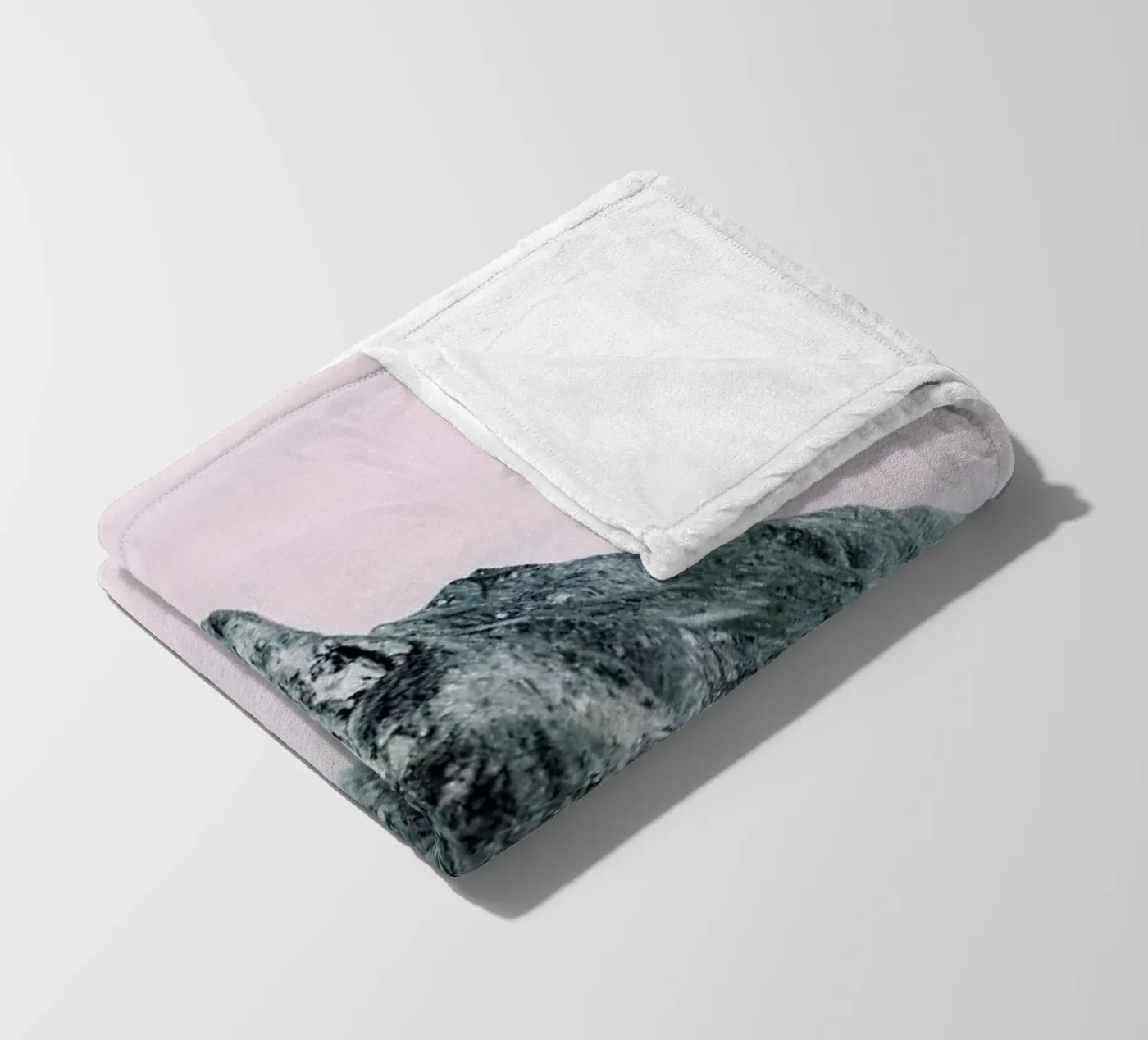 Pink fleece blanket by Chris Abatzis