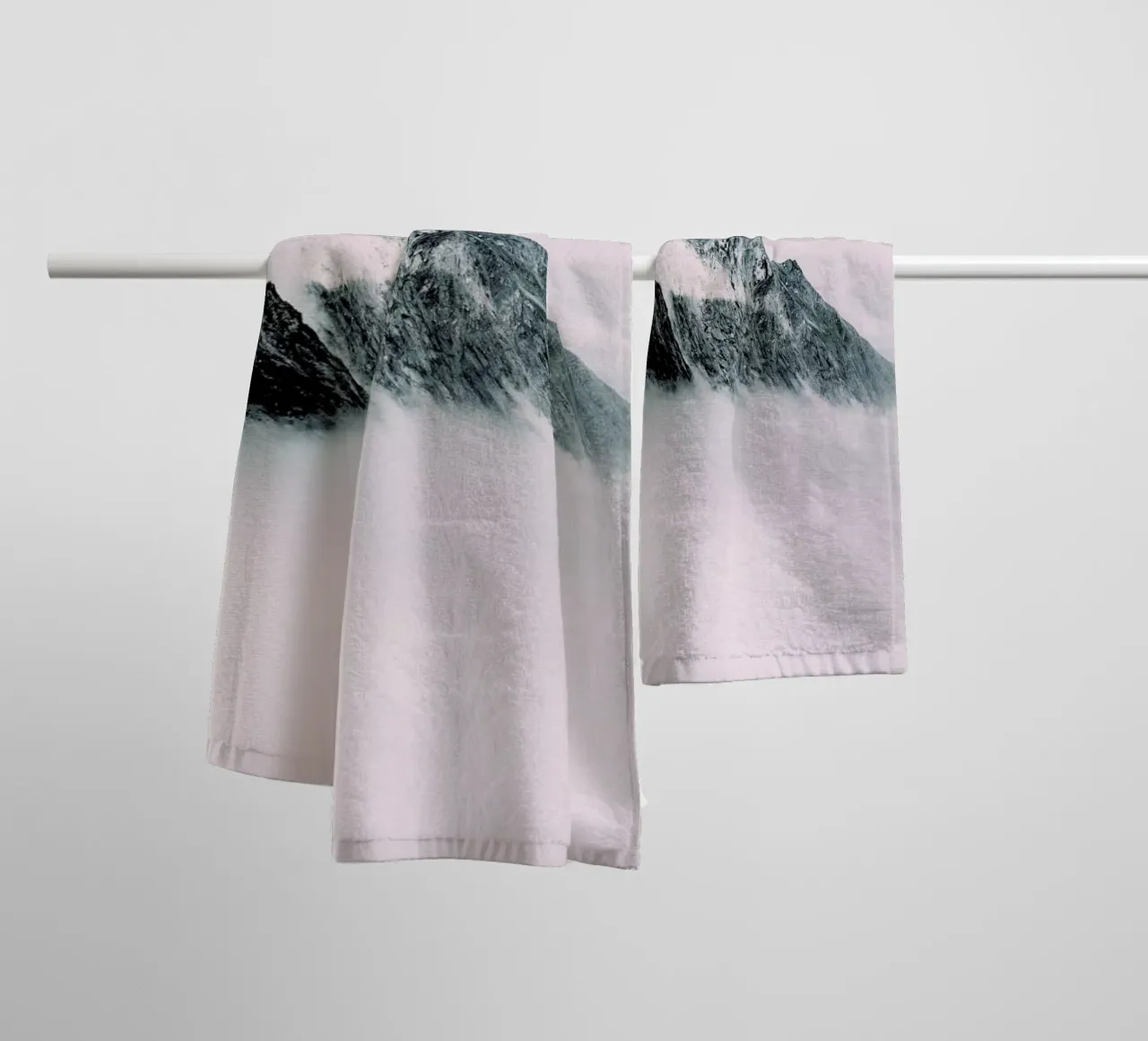 Pink towel by Chris Abatzis