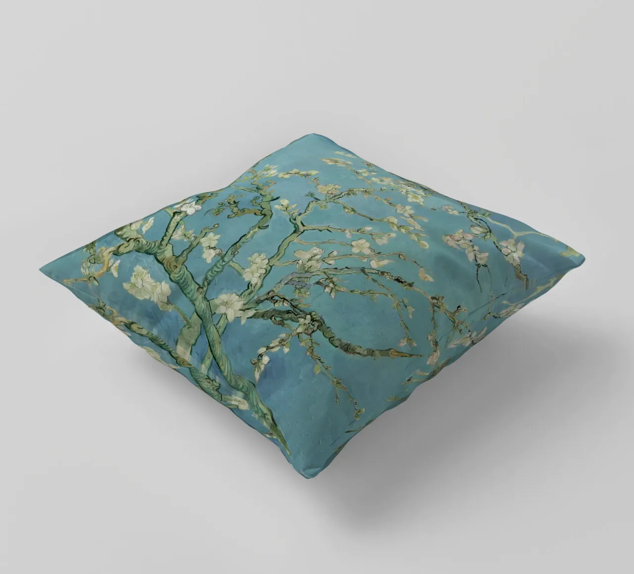 Van Gogh - Mandorlo in fiore cuscino da William Store
