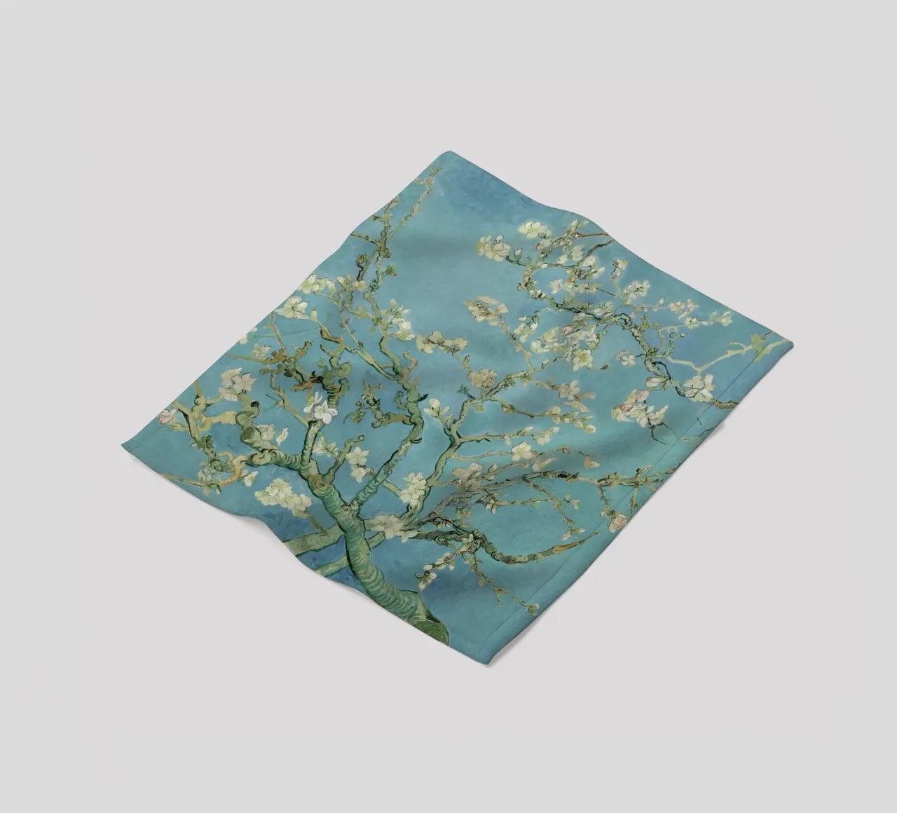 Van Gogh - Mandorlo in fiore coperta in pile da William Store