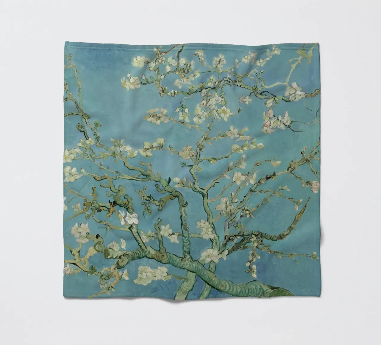 Van Gogh - Mandorlo in fiore coperta in pile da William Store