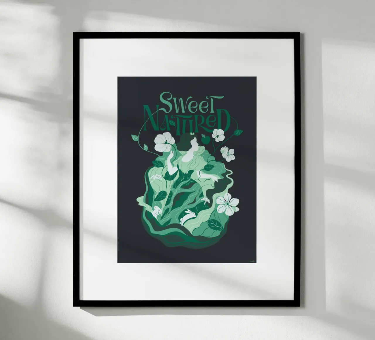 Schneewittchen - sweet natured poster con telaio in plastica da Disney Princess