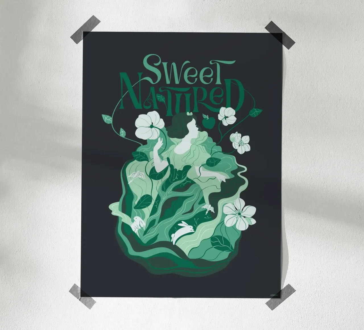 Schneewittchen - sweet natured poster con telaio in plastica da Disney Princess