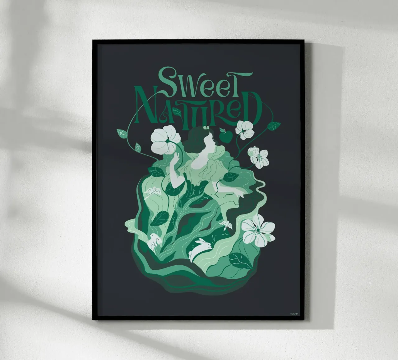 Schneewittchen - sweet natured poster con telaio in plastica da Disney Princess