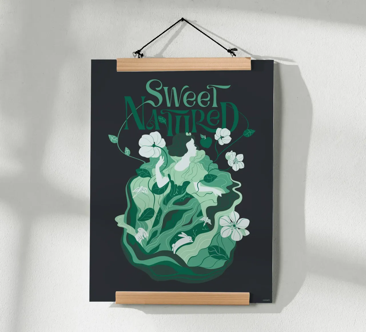 Schneewittchen - sweet natured poster con telaio in plastica da Disney Princess
