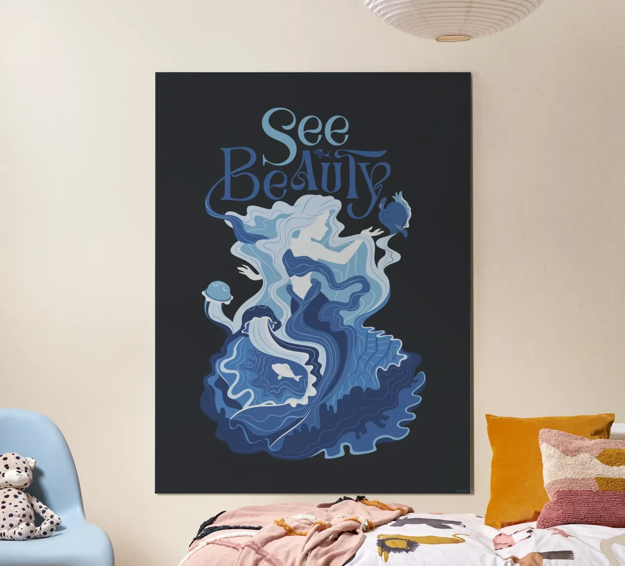 Ariel - blue beauty Poster von Disney Princess