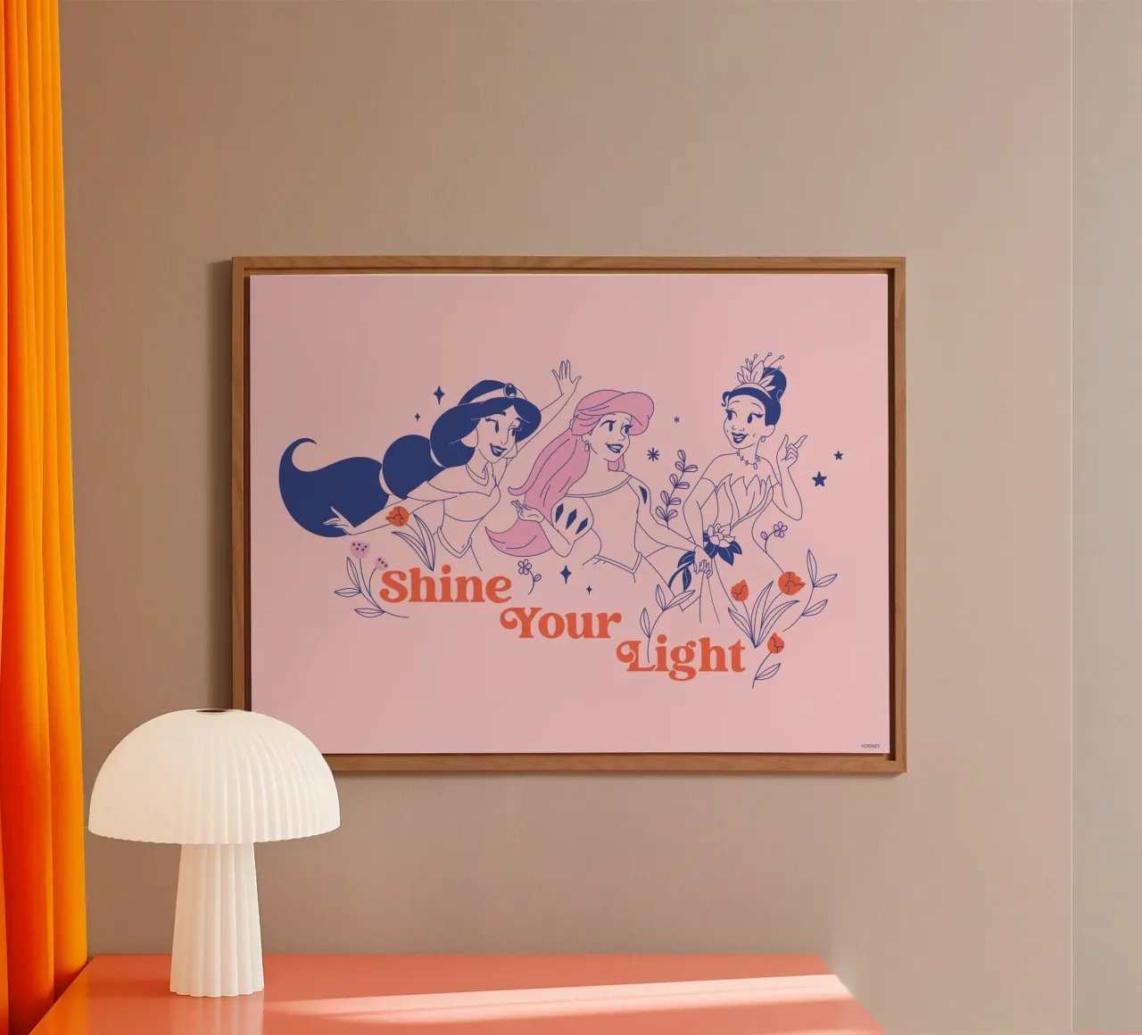 Prinzessinnen-Power alluminio dibond da Disney Princess