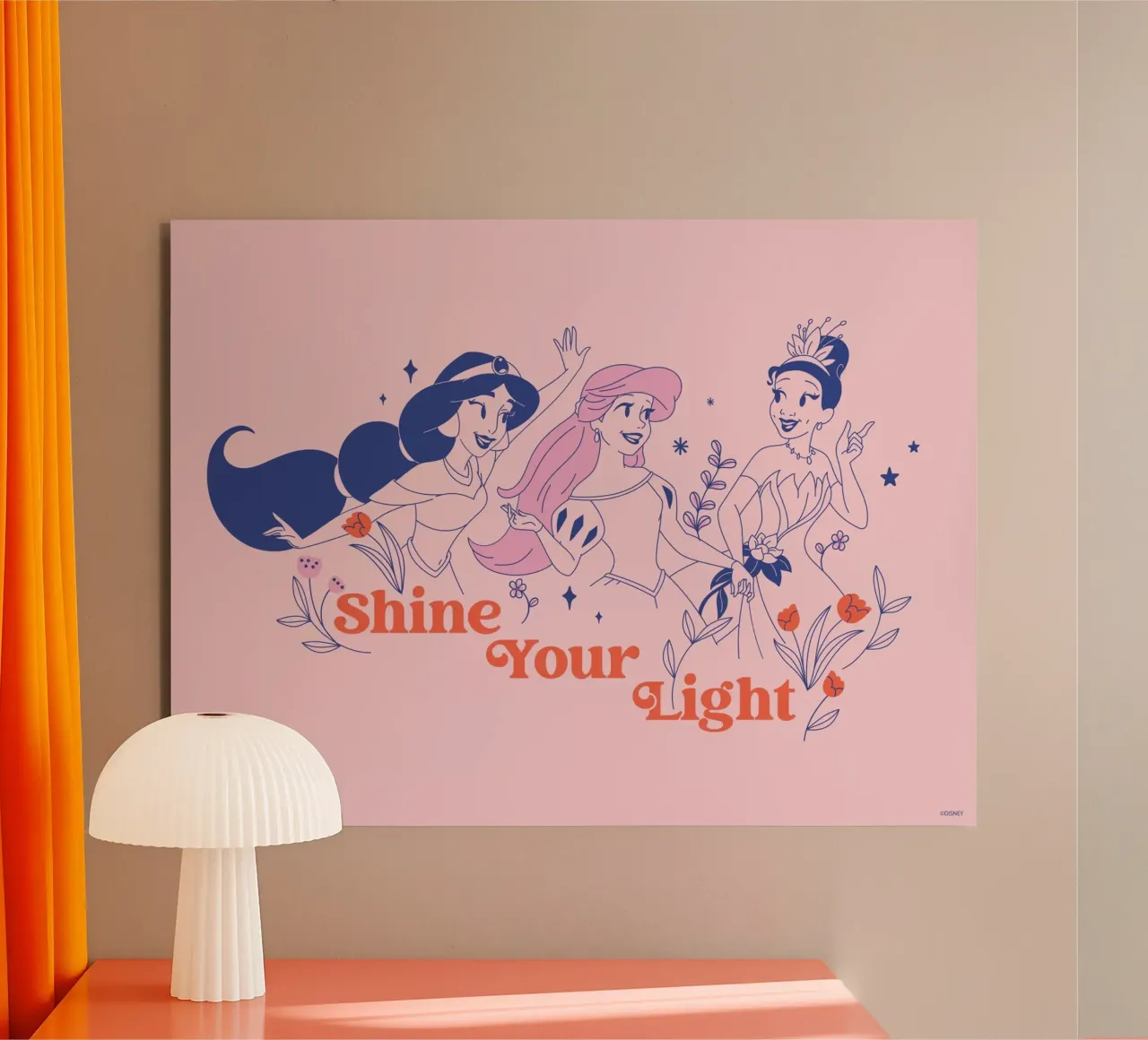 Prinzessinnen-Power alluminio dibond da Disney Princess