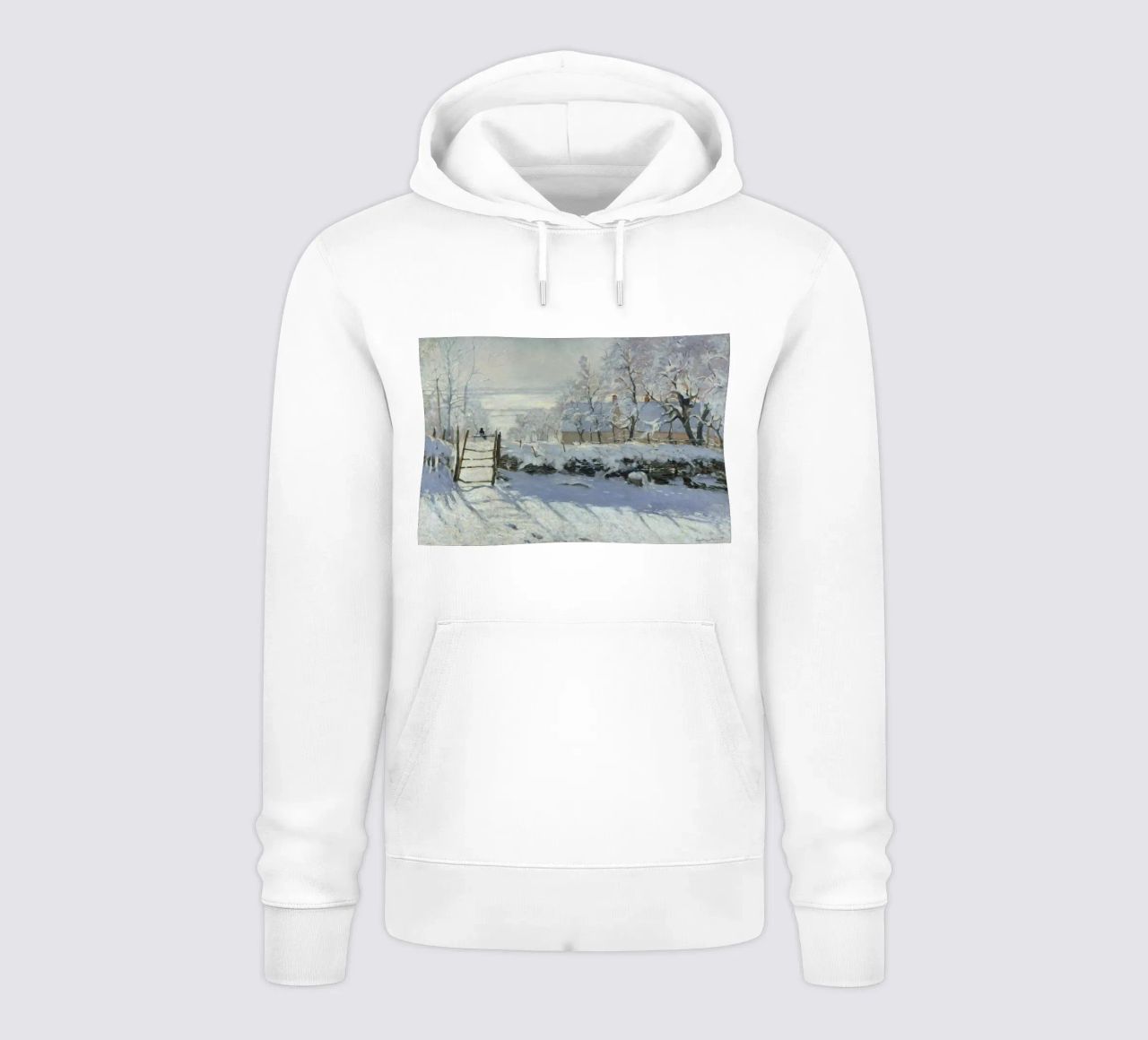 Claude Monet - The Magpie hoodie by Timeless Artworks
