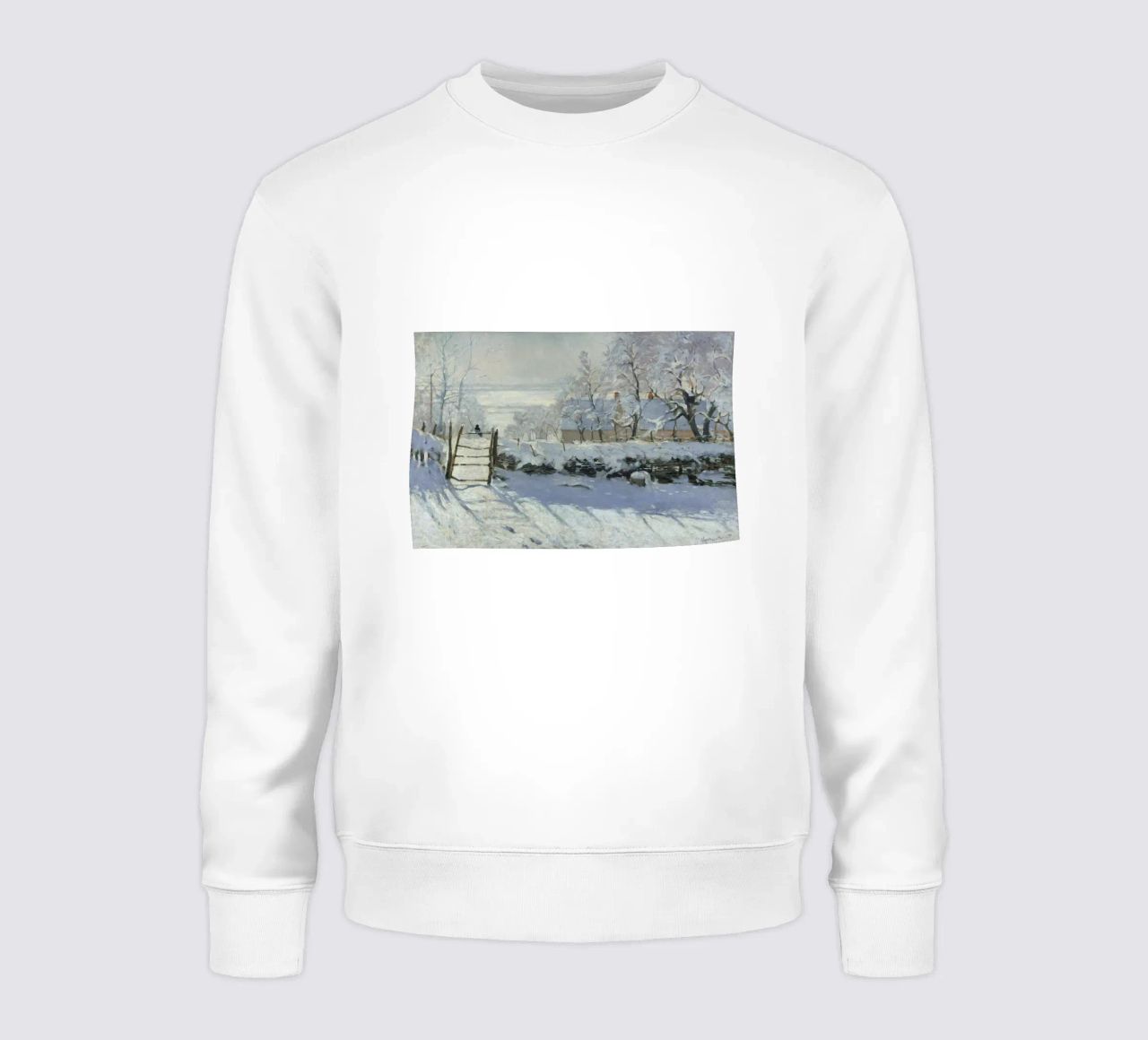 Claude Monet - The Magpie sweatshirt by Timeless Artworks