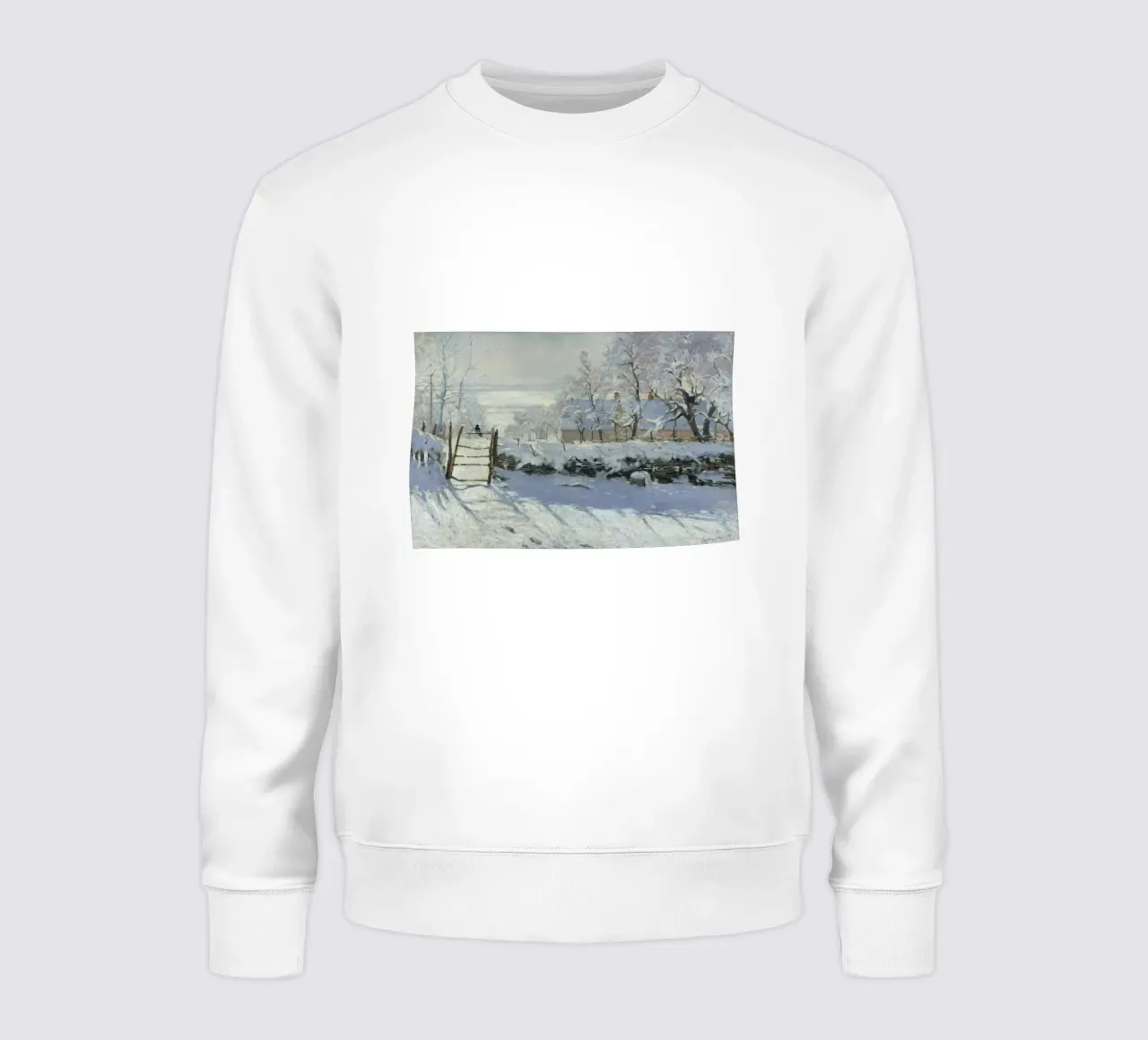 Claude Monet - The Magpie sweatshirt by Timeless Artworks