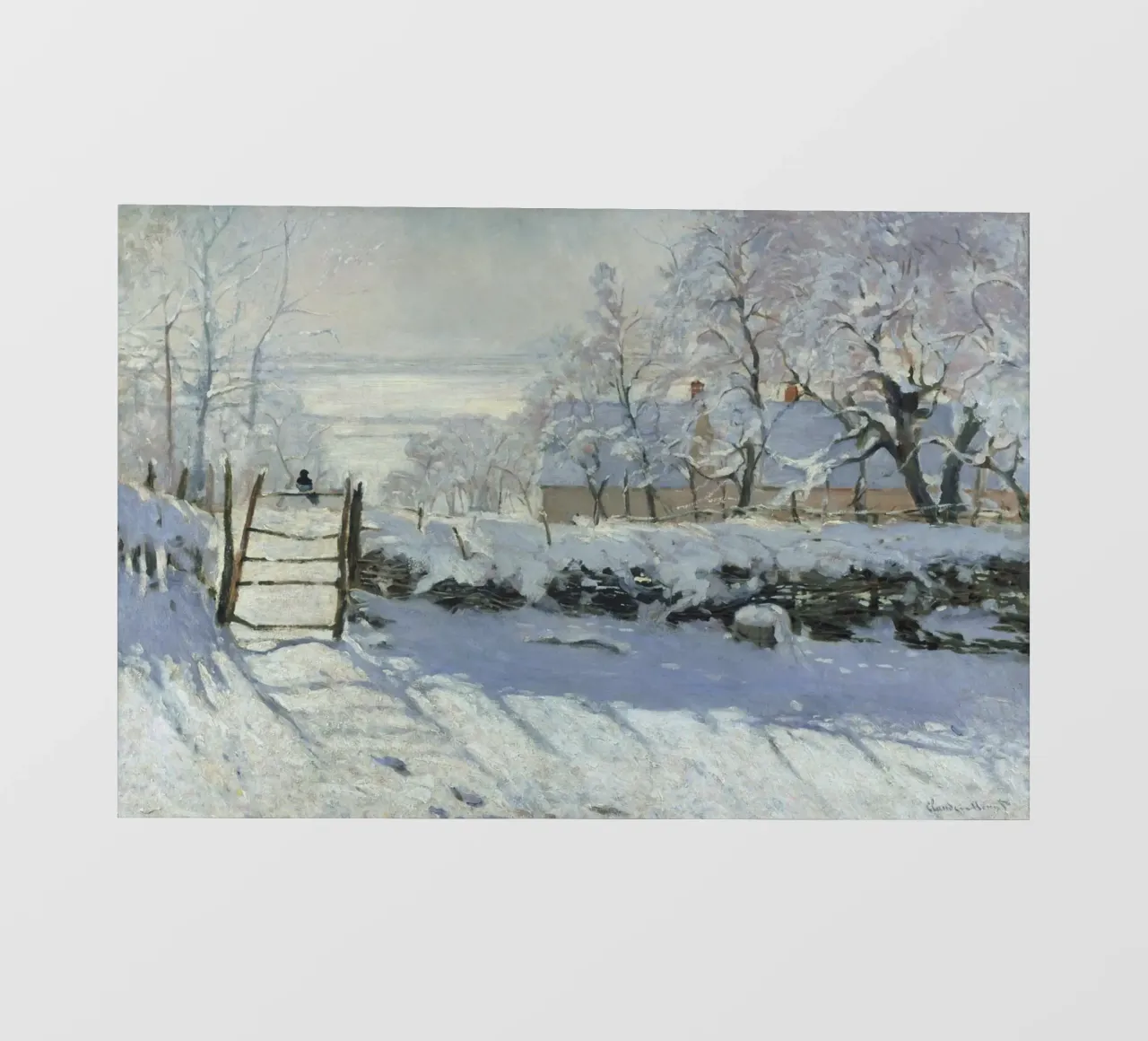 Claude Monet - La gazza telo in pvc da Timeless Artworks