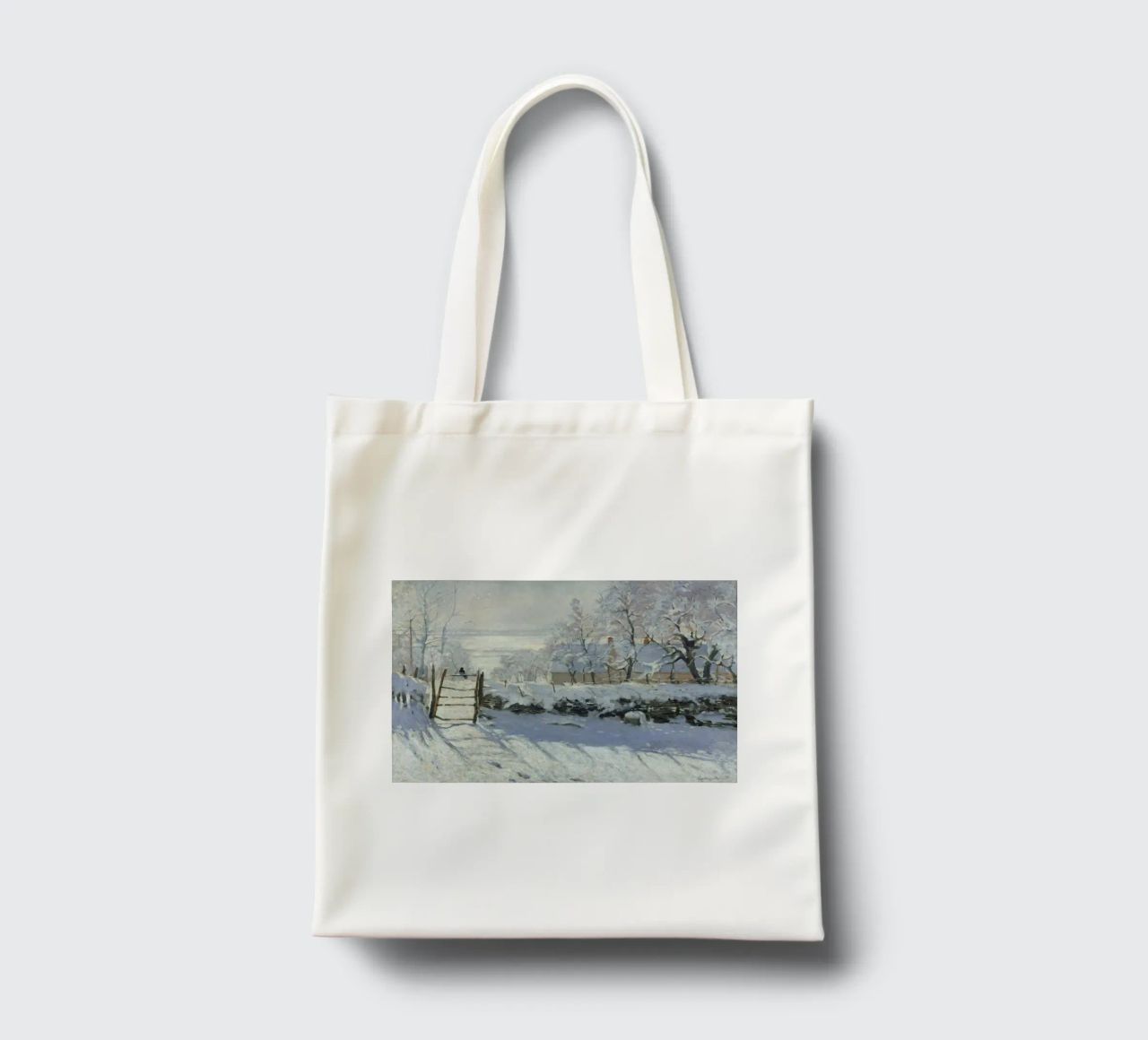Claude Monet - The Magpie tote bag by Timeless Artworks