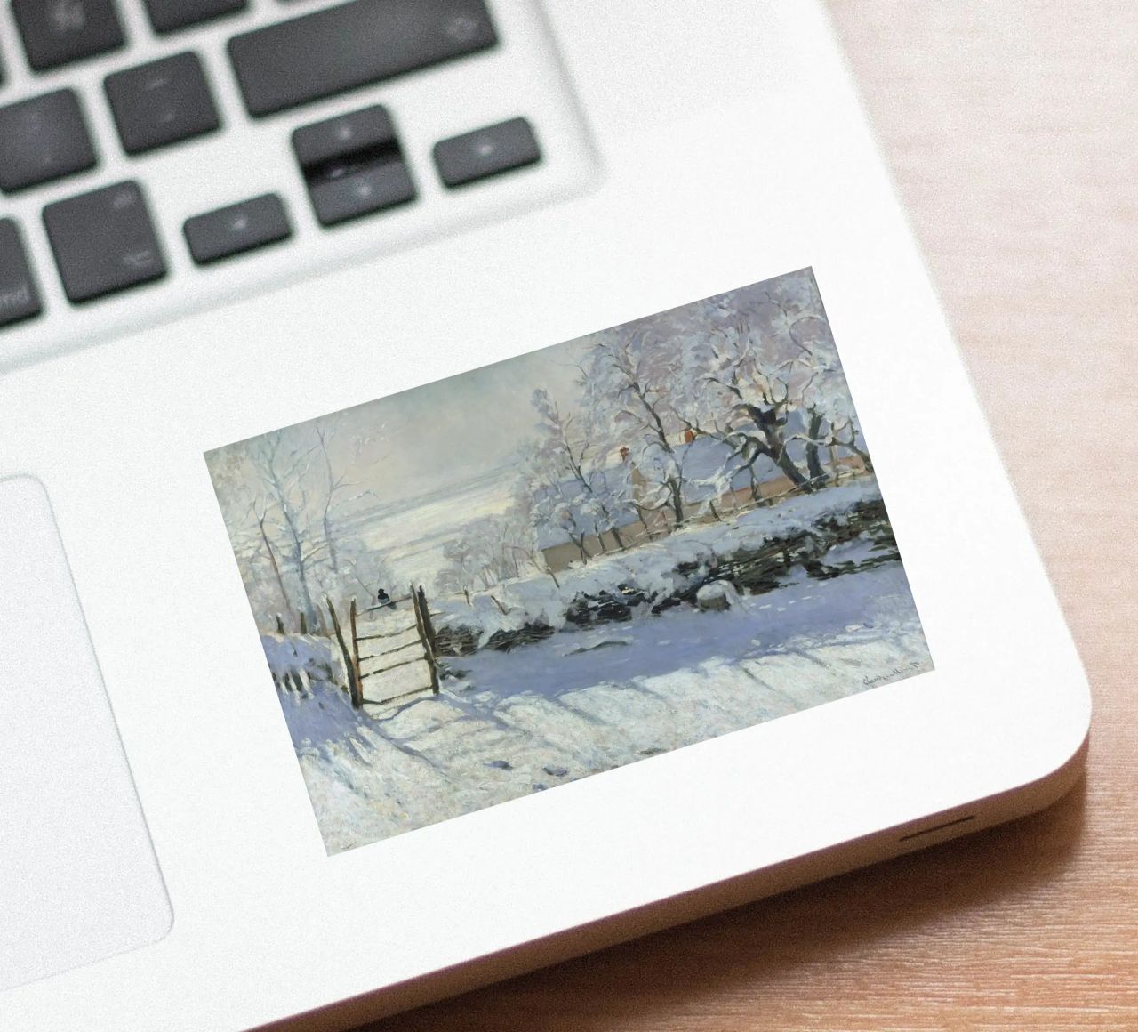 Claude Monet - The Magpie sticker by Timeless Artworks