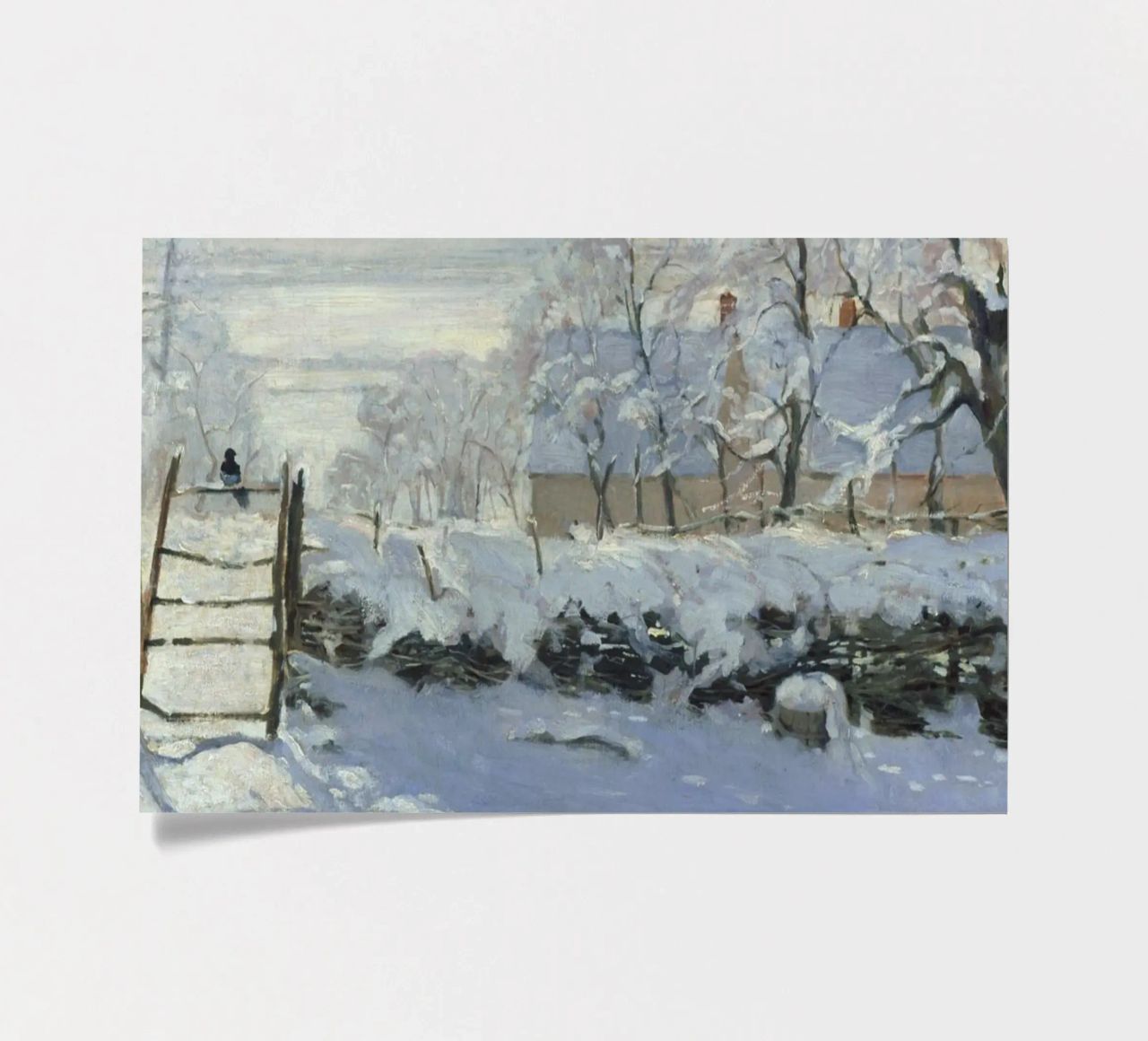Claude Monet - The Magpie sticker sheet by Timeless Artworks