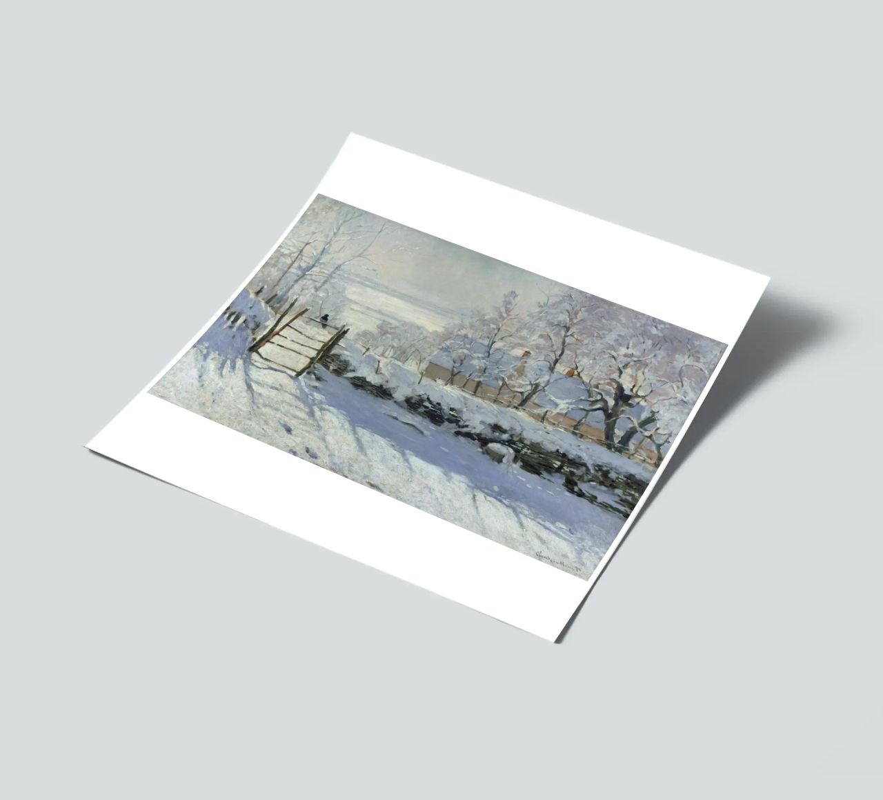 Claude Monet - The Magpie sticker sheet by Timeless Artworks