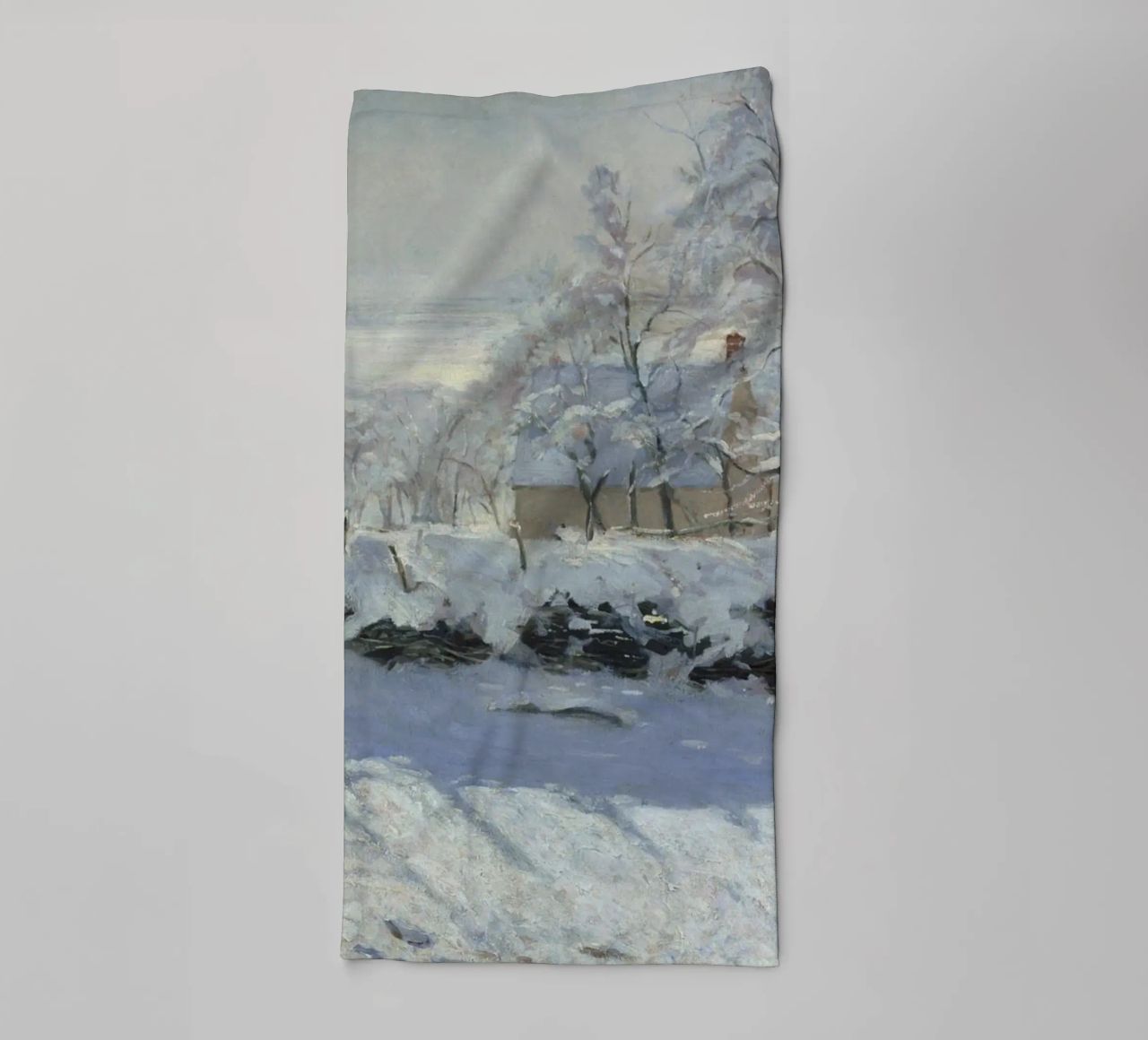 Claude Monet - The Magpie towel by Timeless Artworks