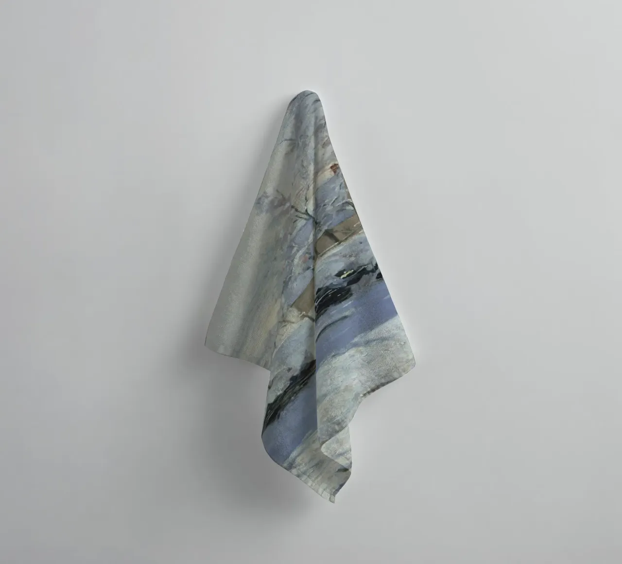 Claude Monet - De ekster badhanddoek van Timeless Artworks