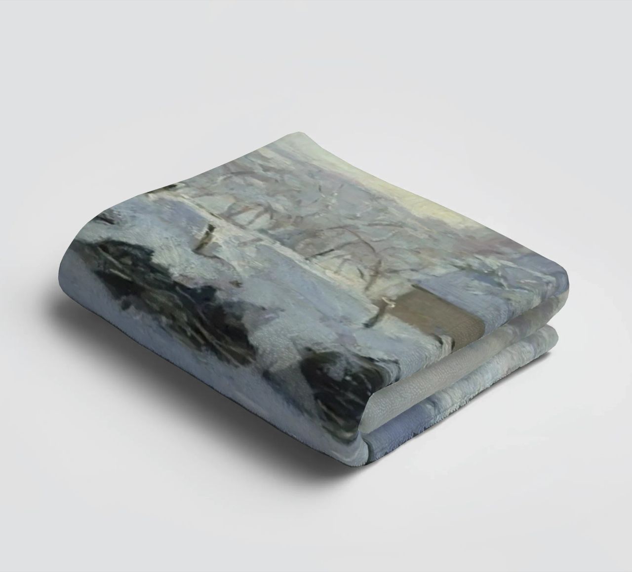 Claude Monet - The Magpie towel by Timeless Artworks