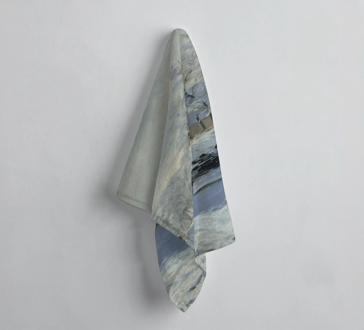 Claude Monet - The Magpie towel by Timeless Artworks