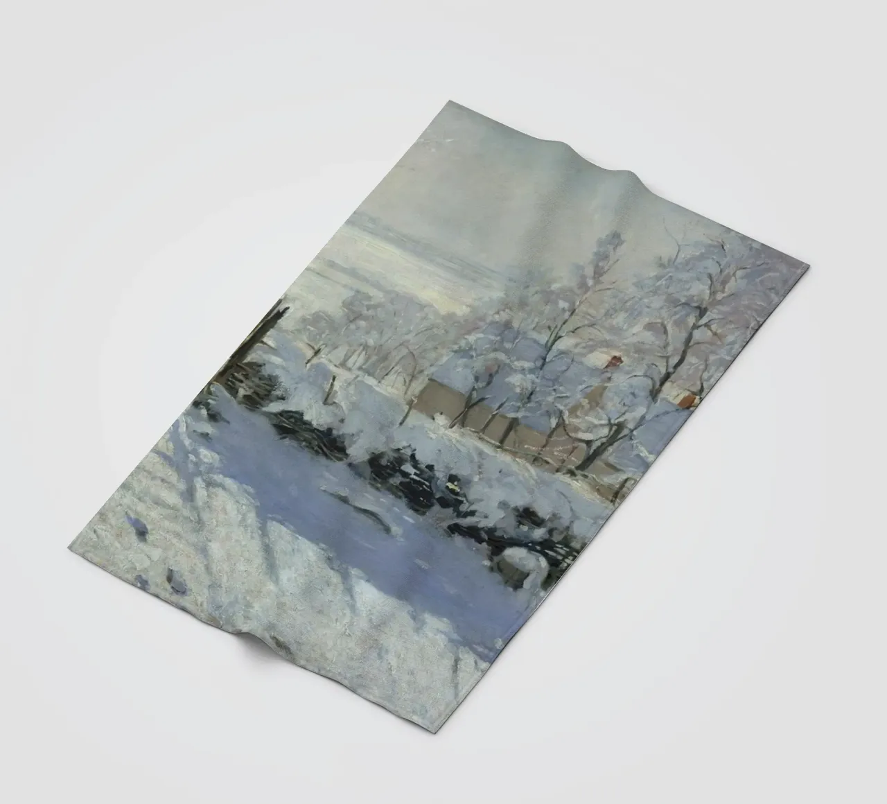 Claude Monet - La gazza coperta in pile da Timeless Artworks