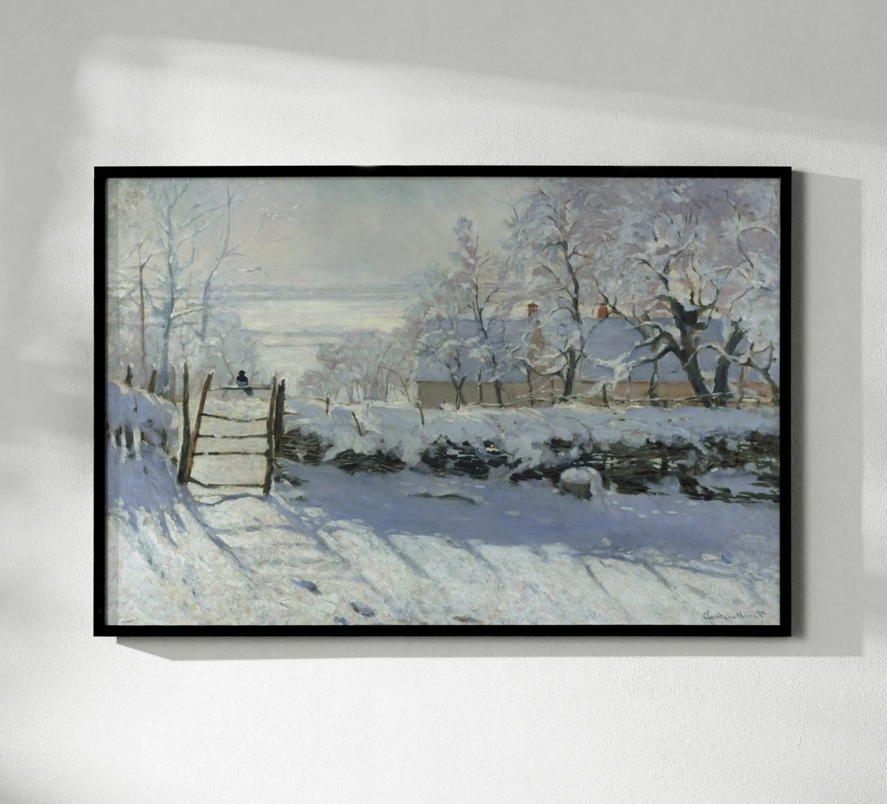 Claude Monet - The Magpie poster by Timeless Artworks