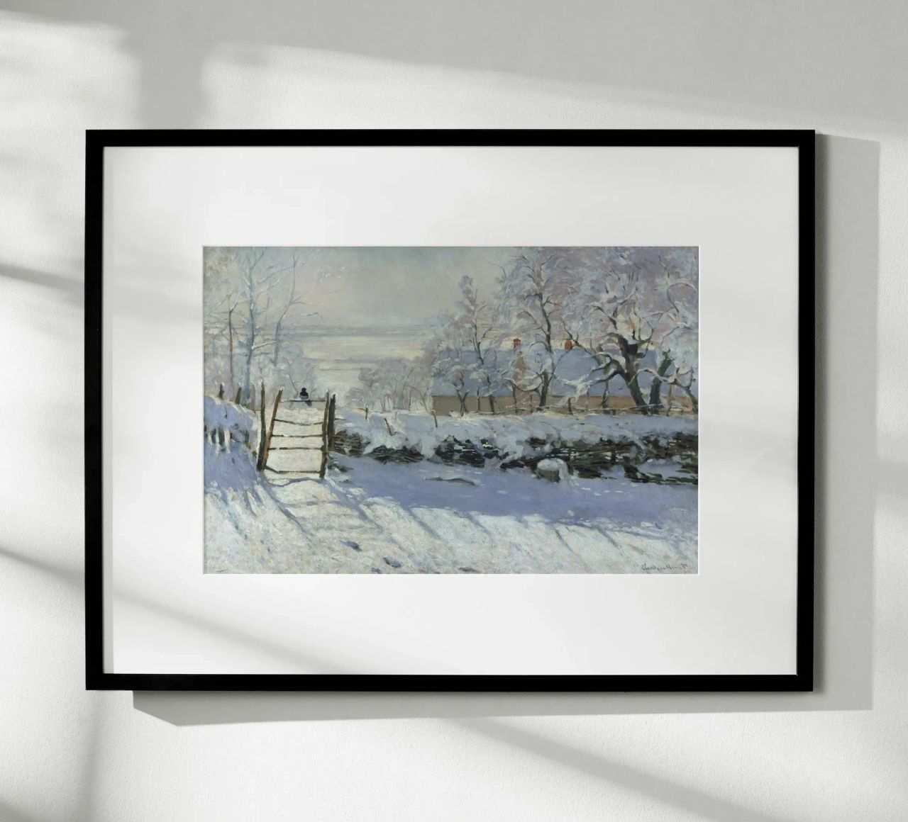 Claude Monet - The Magpie poster by Timeless Artworks