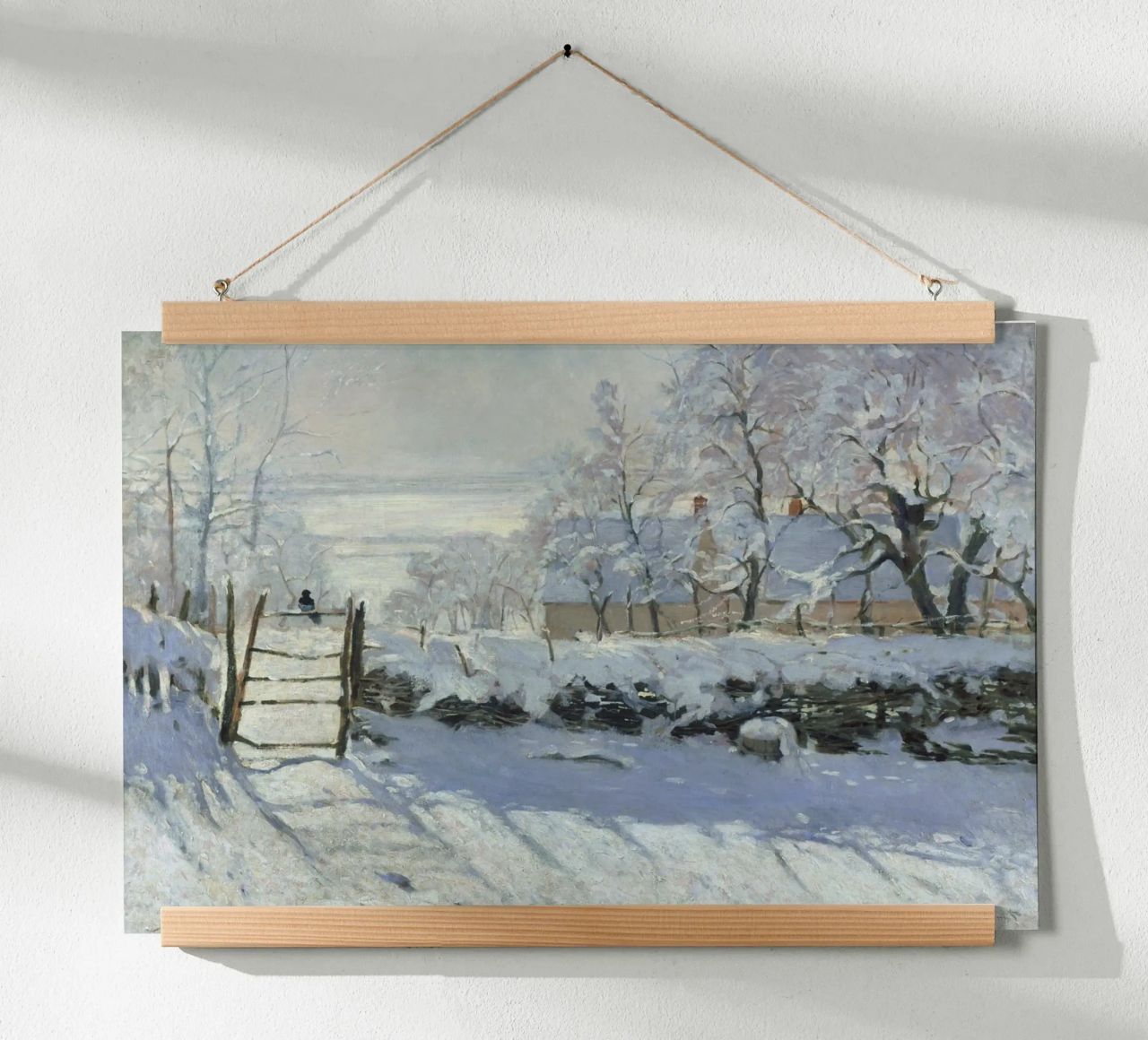 Claude Monet - The Magpie poster by Timeless Artworks