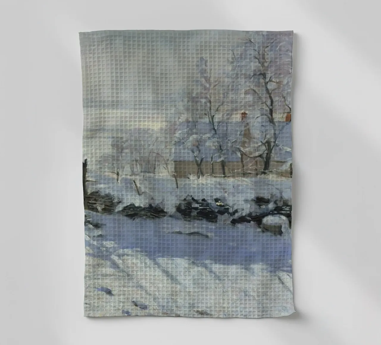 Claude Monet - Die Elster Geschirrtuch von Timeless Artworks