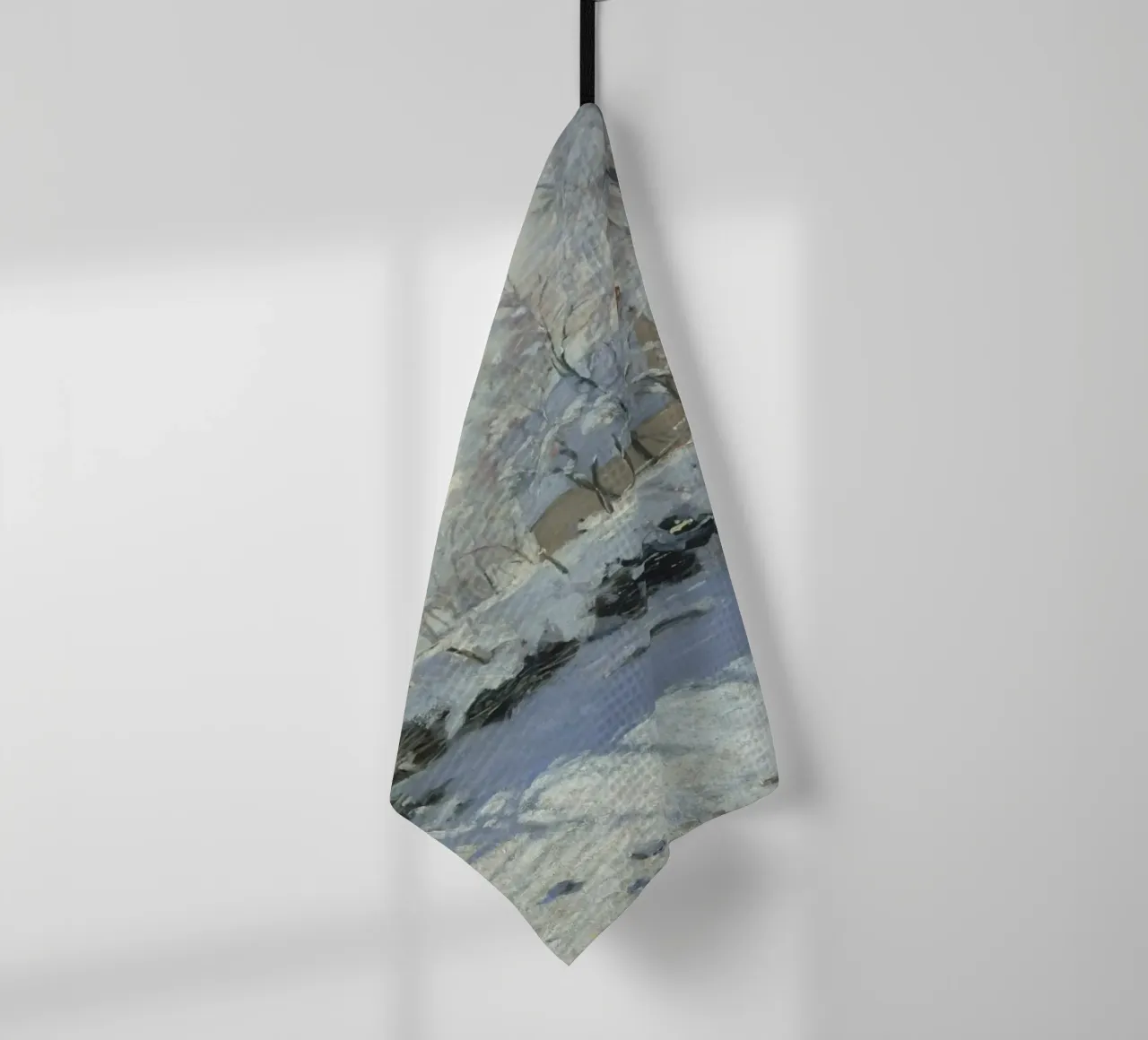 Claude Monet - Die Elster Geschirrtuch von Timeless Artworks
