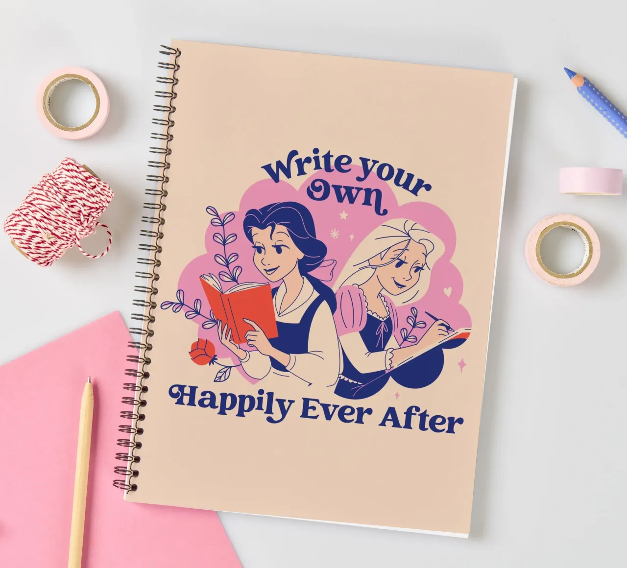 Belle & Rapunzel: Geschichten voller Magie Ringbuch von Disney Princess