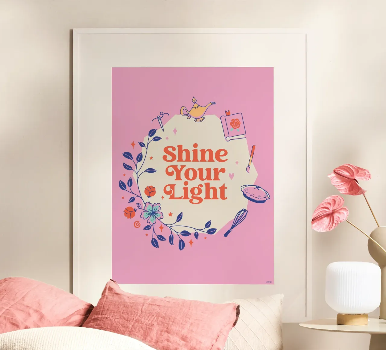 Shine your light poster by Disney Princess