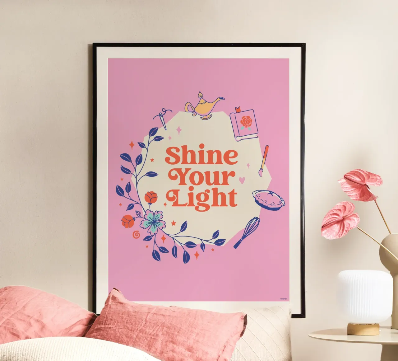 Shine your light poster by Disney Princess