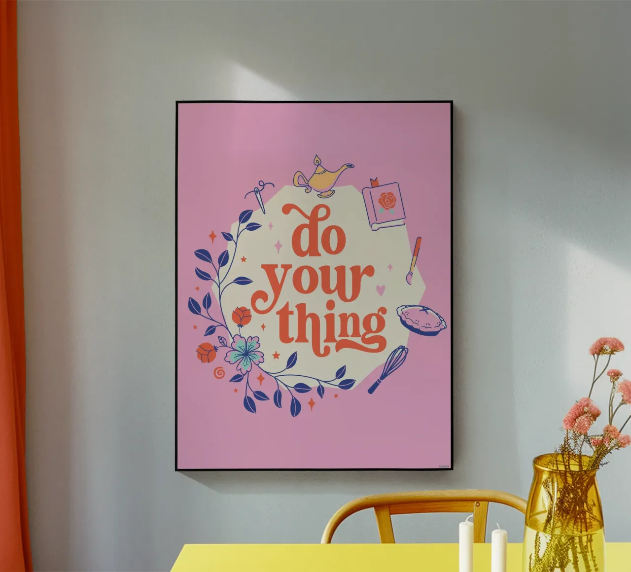 Prinzessin - mach dein Ding Acryl-Glas von Disney Princess