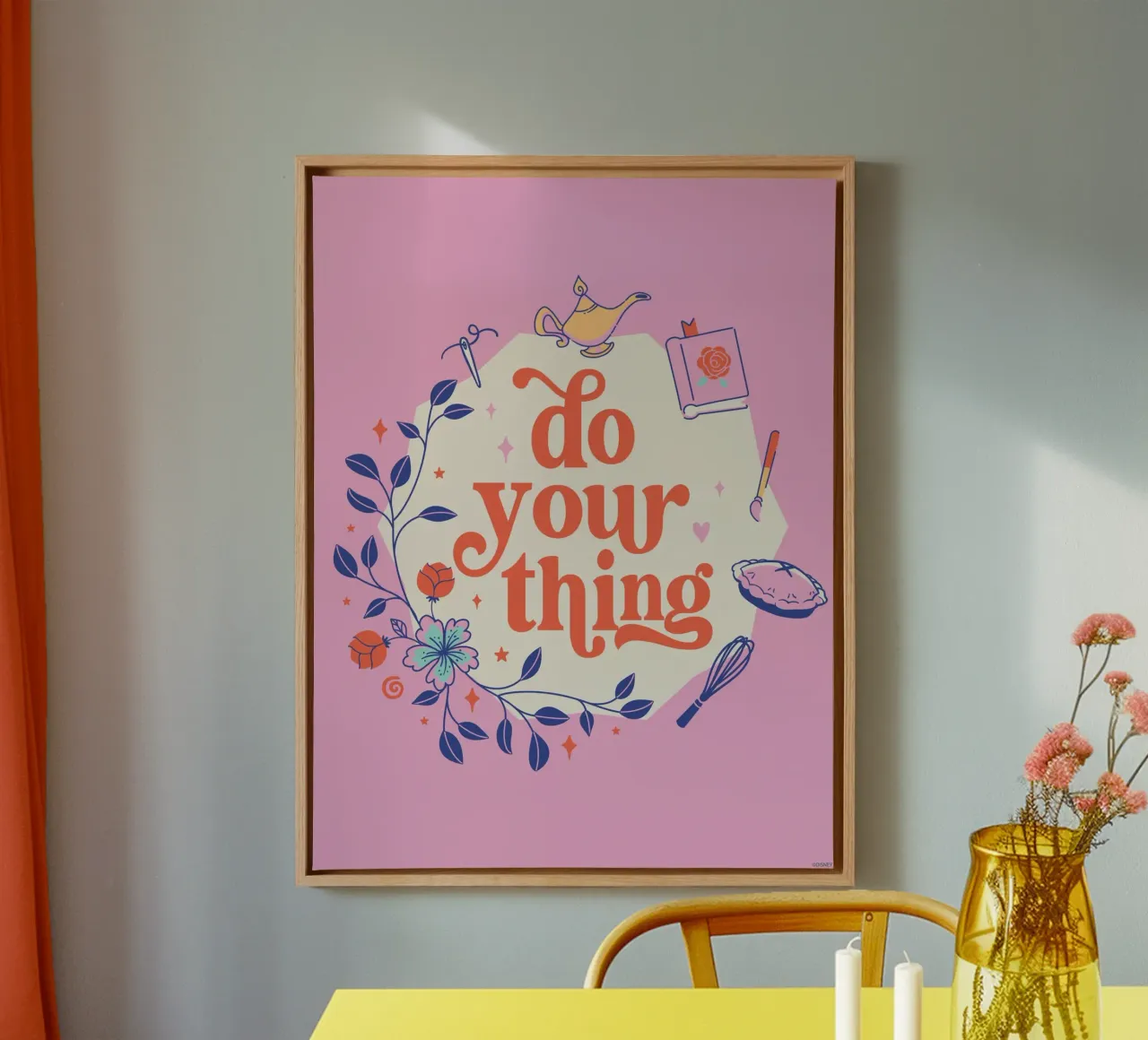 Prinzessin - mach dein Ding Leinwand von Disney Princess