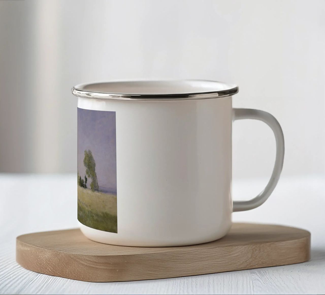 Claude Monet - Estate tazza in smalto da Timeless Artworks
